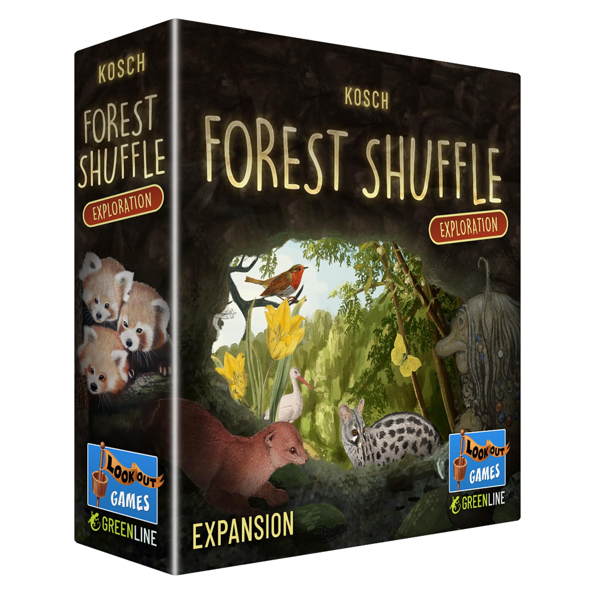 Asmodee Forest Shuffle: Exploration Board Game Expansion | Ages 10+ | 1-5 Players
