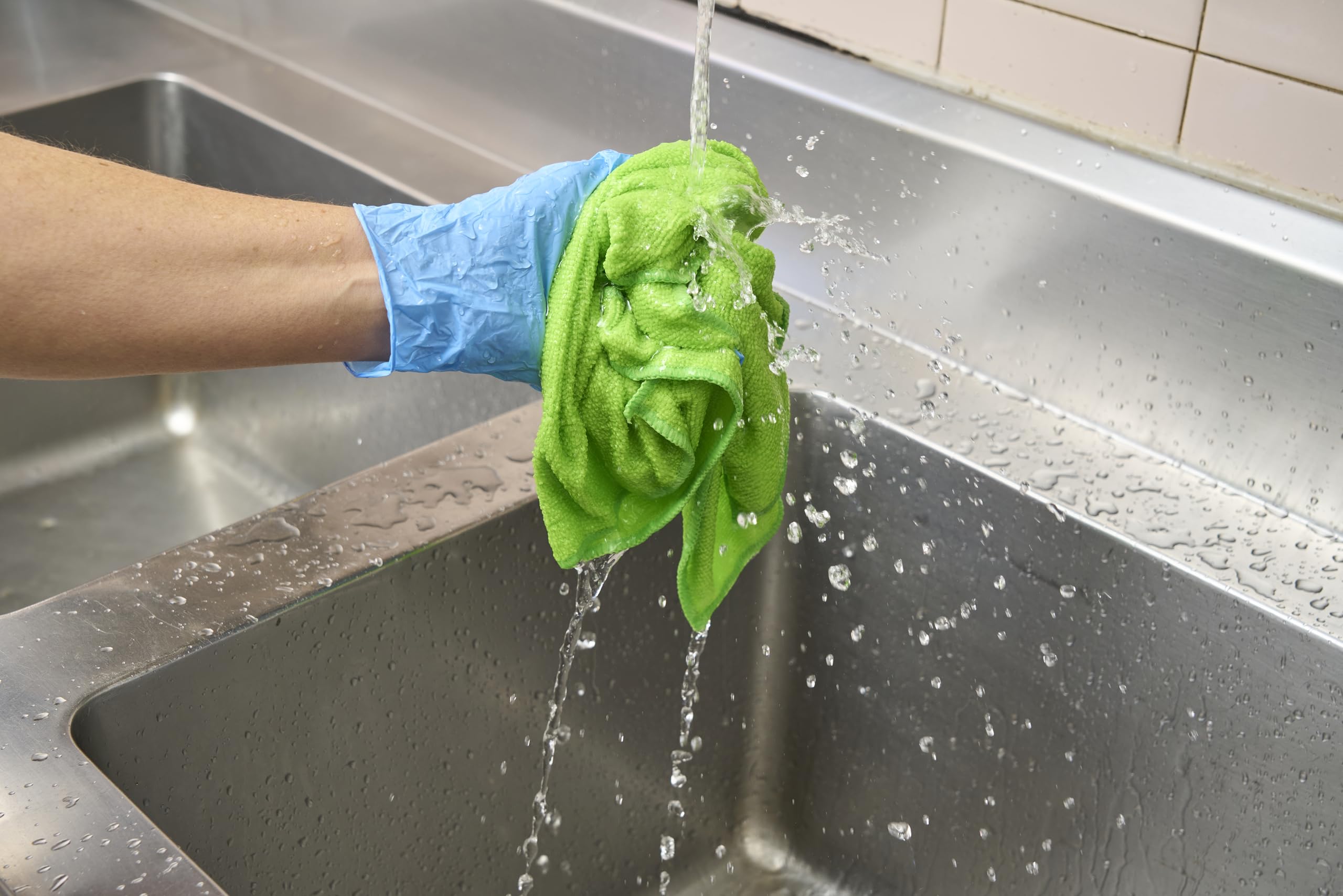 Spontex Specialist Microfibre Cloths - Pack of 10 | XL Size 38x40cm | Machine Washable