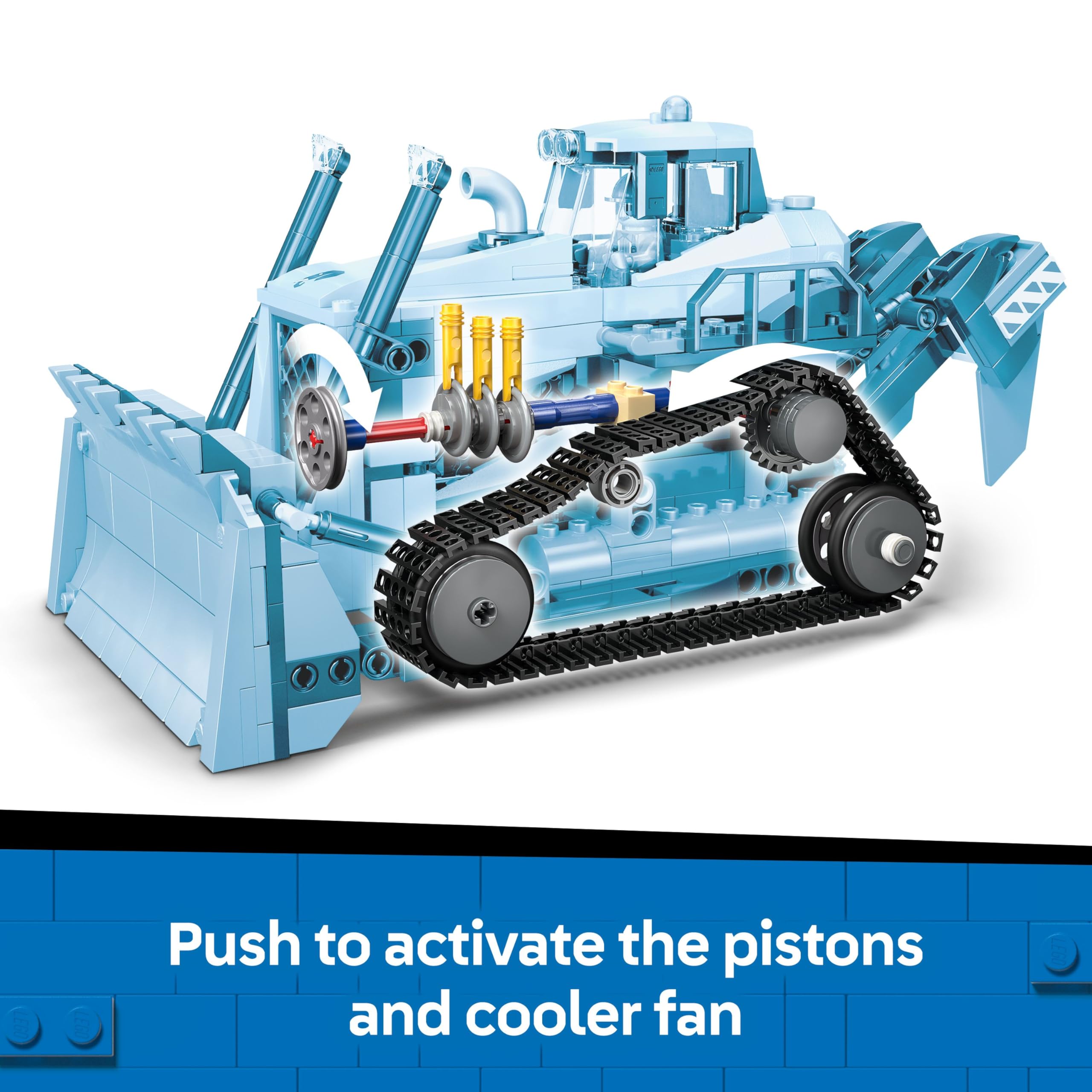 LEGO City Yellow Bulldozer Toy - 682-Piece Building Set for Ages 8+ 8