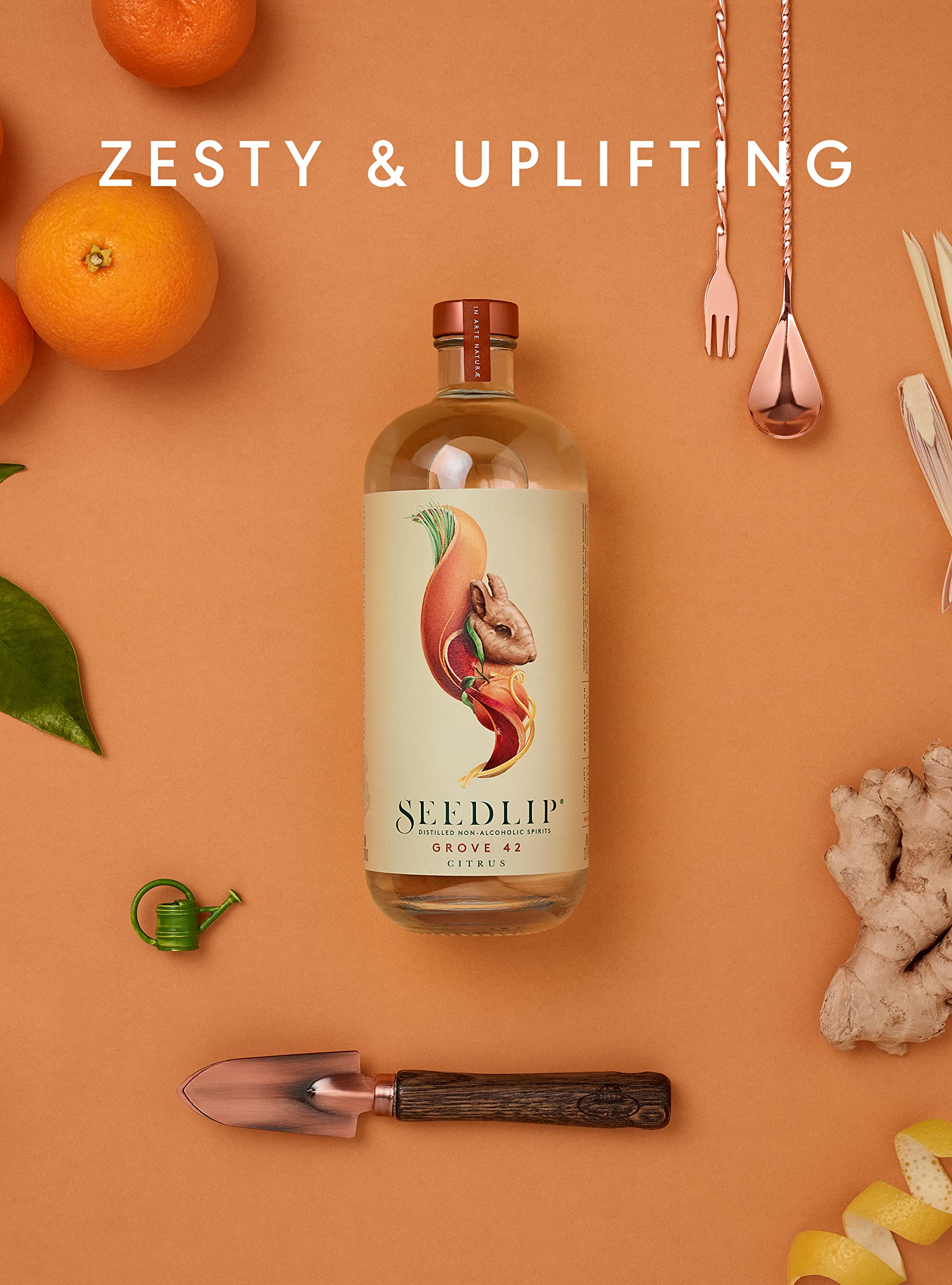 SEEDLIP Grove 42 Non-Alcoholic Spirit - Citrus Blend | 70cl | 0 Calories 5
