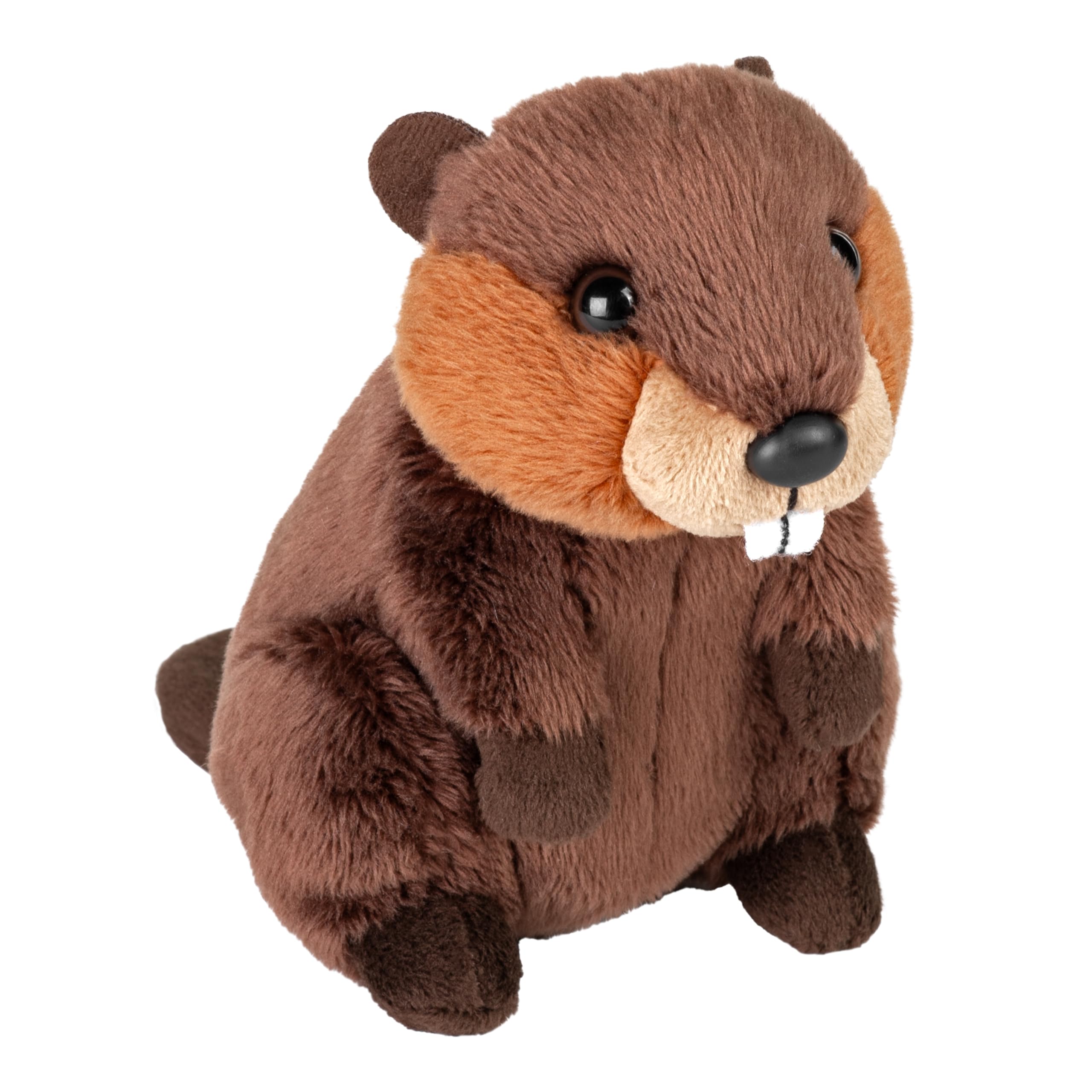 WILD REPUBLIC Pocketkins Eco Beaver Stuffed Animal | 5 Inch Plush | Recycled Materials