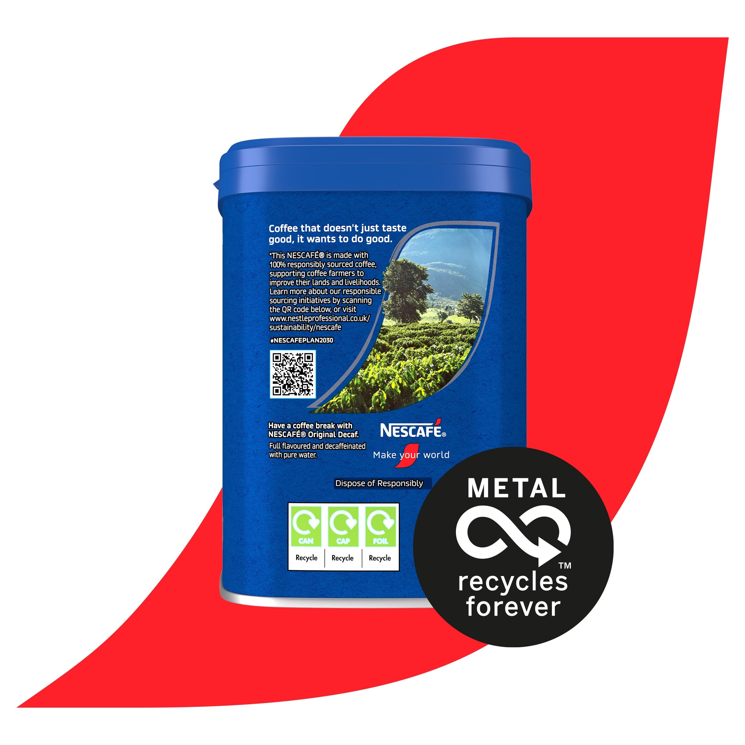 Nescafe - Original Decaf Instant Coffee Granules 500g 7