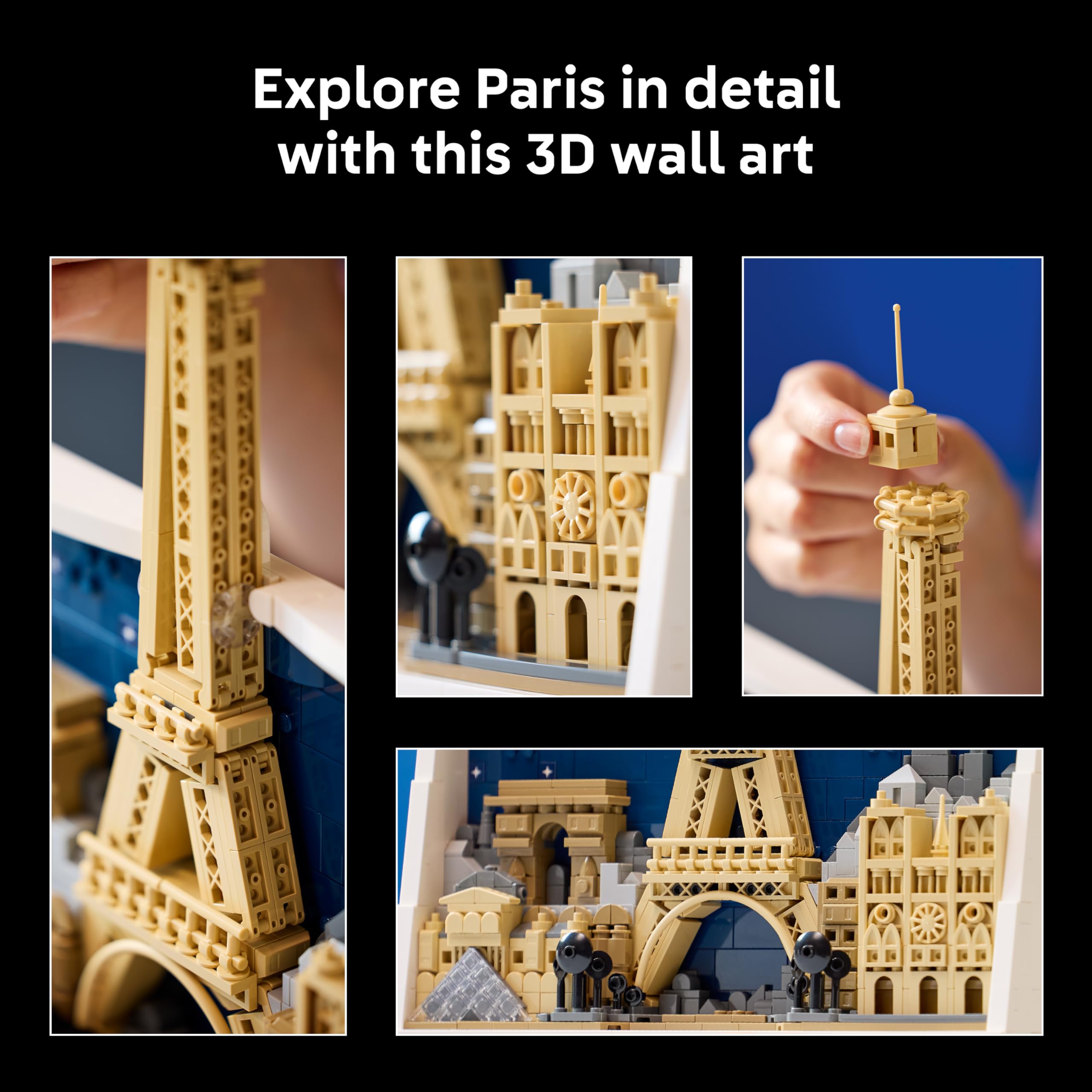 LEGO Architecture Paris – City of Love DIY Miniature Model Kit for Adults (21064) 5