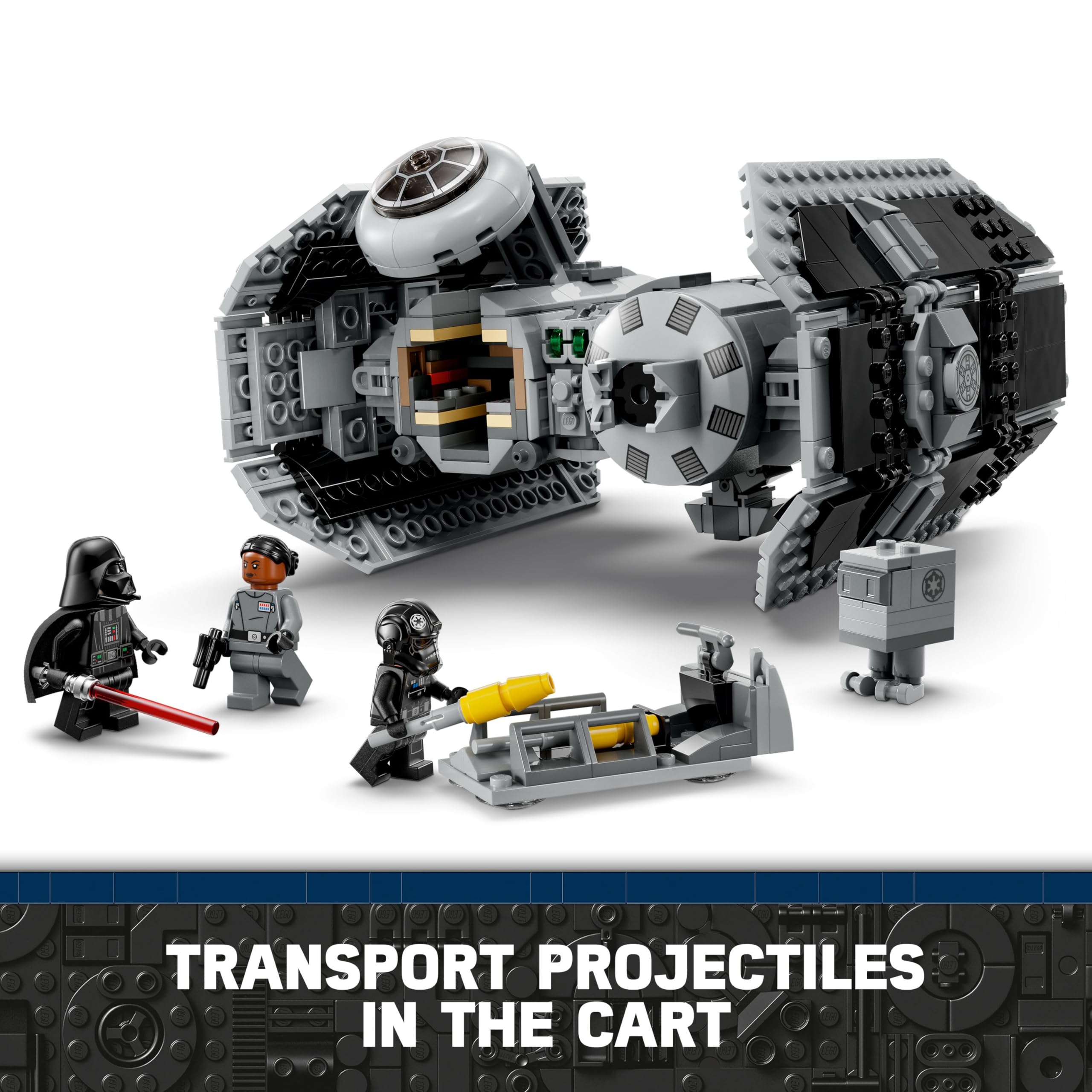 LEGO Star Wars 75347 TIE Bomber Building Set | Torpedo-Dropping Function | Incl. 3 Minifigures & Droid | Ages 9+ 5