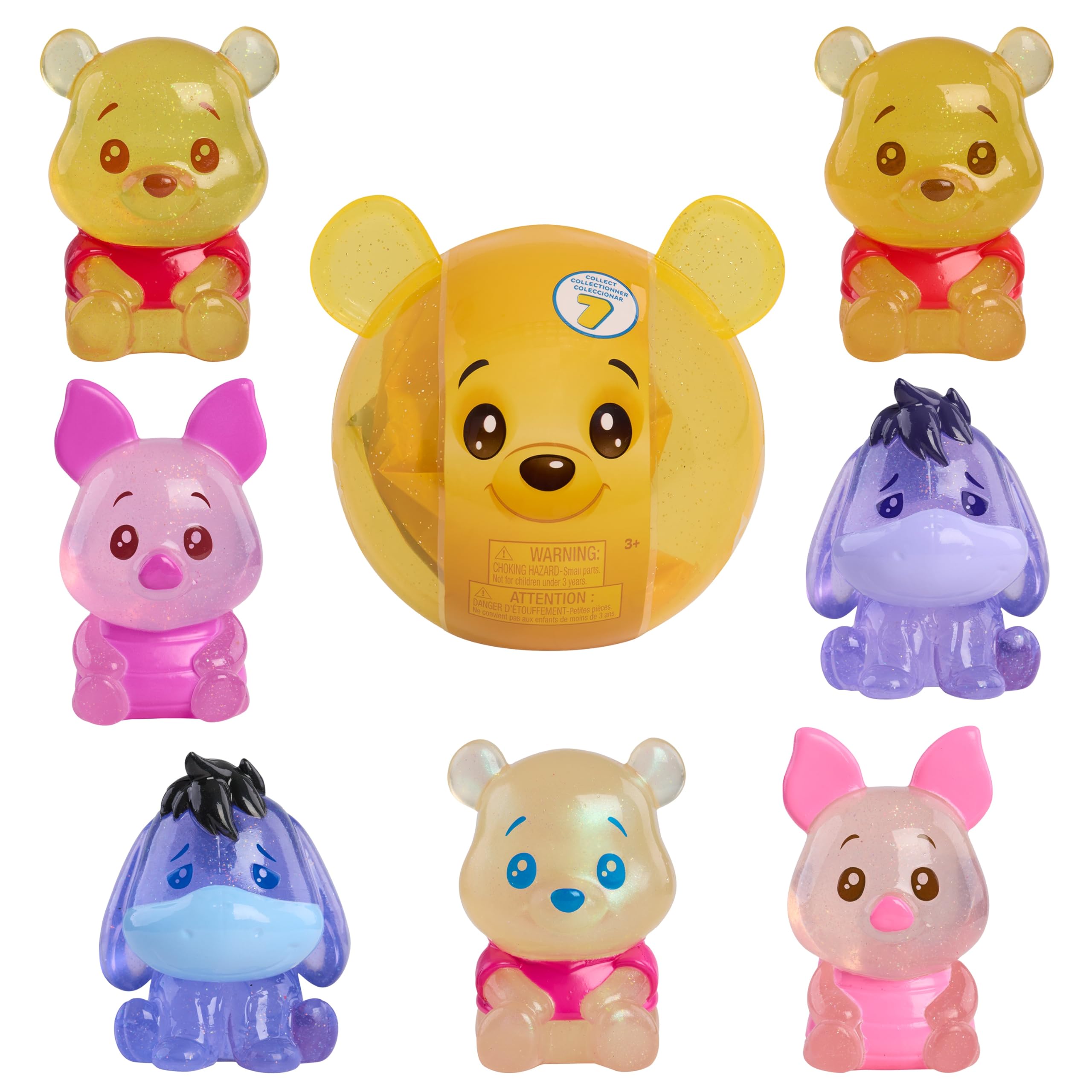 Disney Winnie the Pooh Bear-y Cute Jelly Figures - Blind Capsule Surprise | 5 cm Squishy Toy | Ages 3+ 1