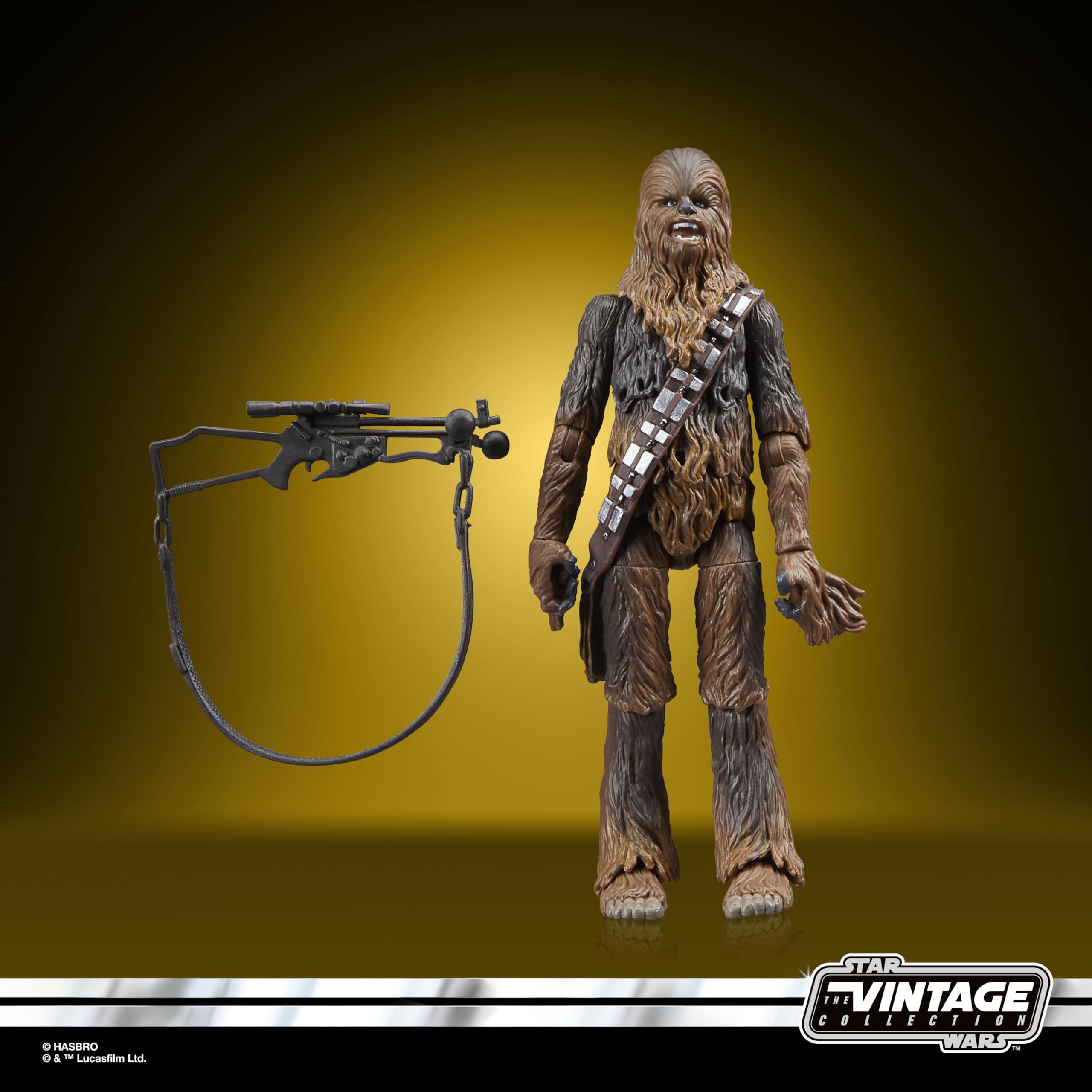 Star Wars The Vintage Collection Chewbacca Action Figure - 9.5-cm Scale | Kenner-Inspired Packaging 8