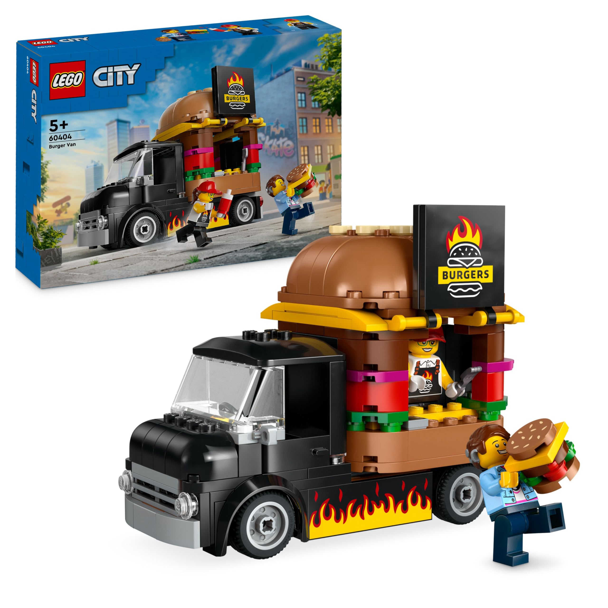LEGO City Burger Van Building Set 60404 | Ages 5+