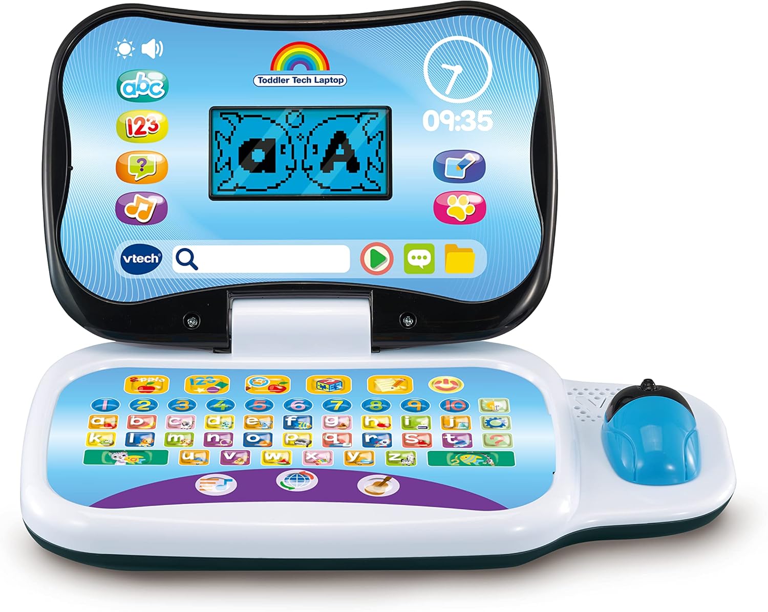 VTech Toddler Tech Laptop - Interactive Educational Computer Toy with 20 Learning Games for Ages 2-5 1