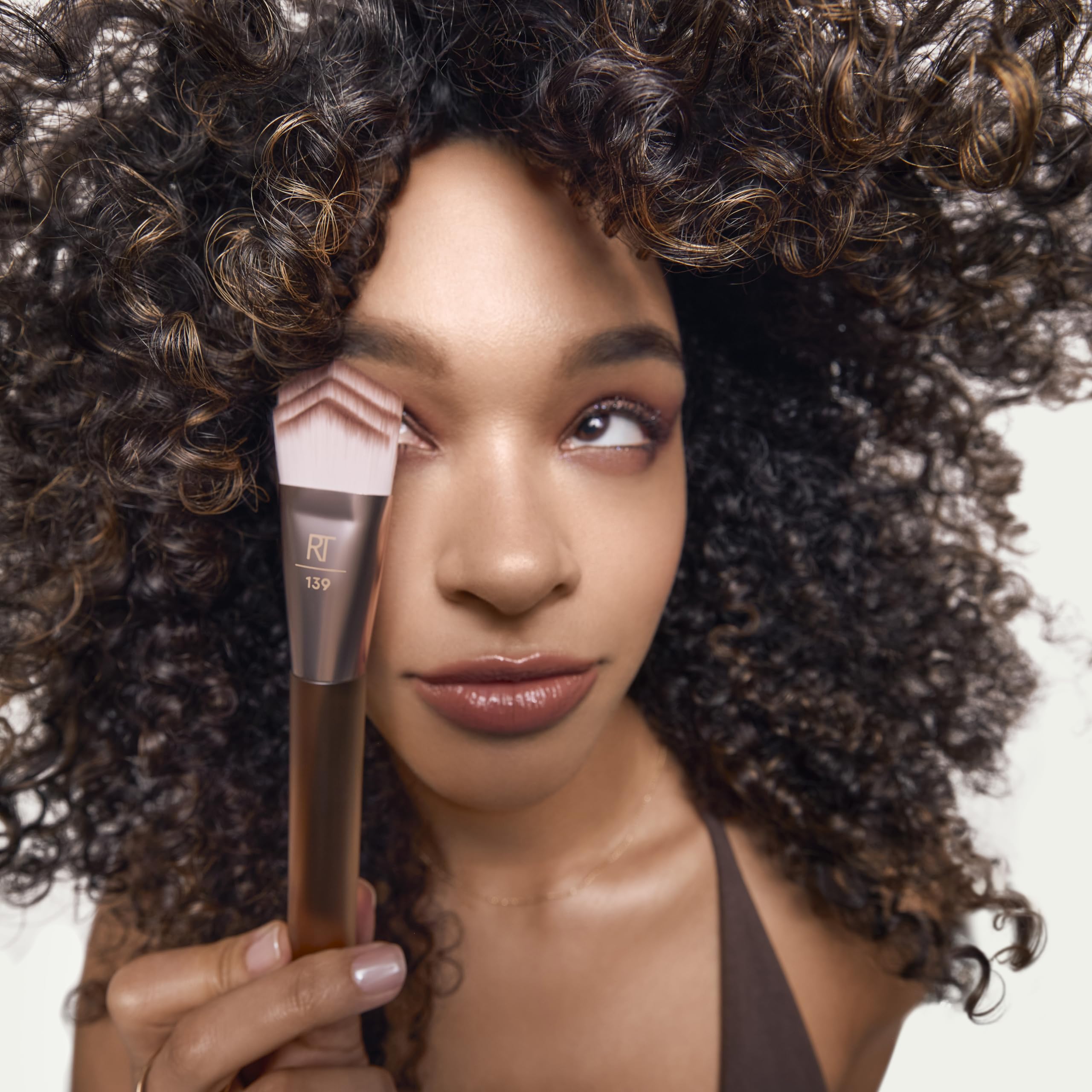 REAL TECHNIQUES New Nudes 2.0 Foundation Brush - Triple-Layered Precision | Liquid Makeup | Vegan 4