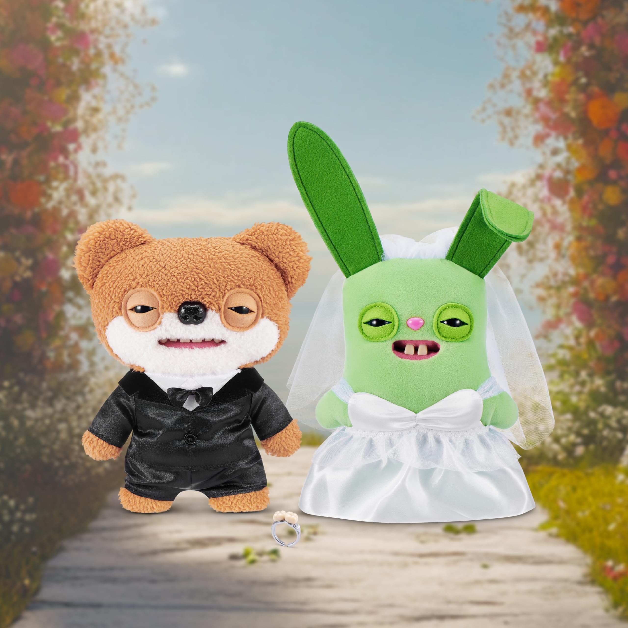Fuggler Wedding Fuggs 2-Pack Plush Toys - 9-Inch | Polyester | Unisex Children 3