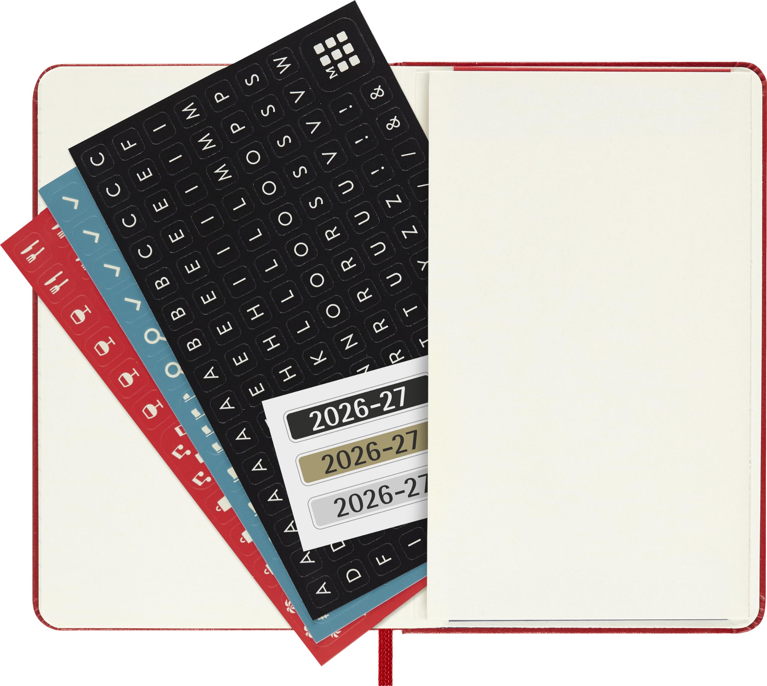 Moleskine Weekly Planner 2026-2027 - 18-Month Hardcover Pocket Planner in Scarlet Red 6