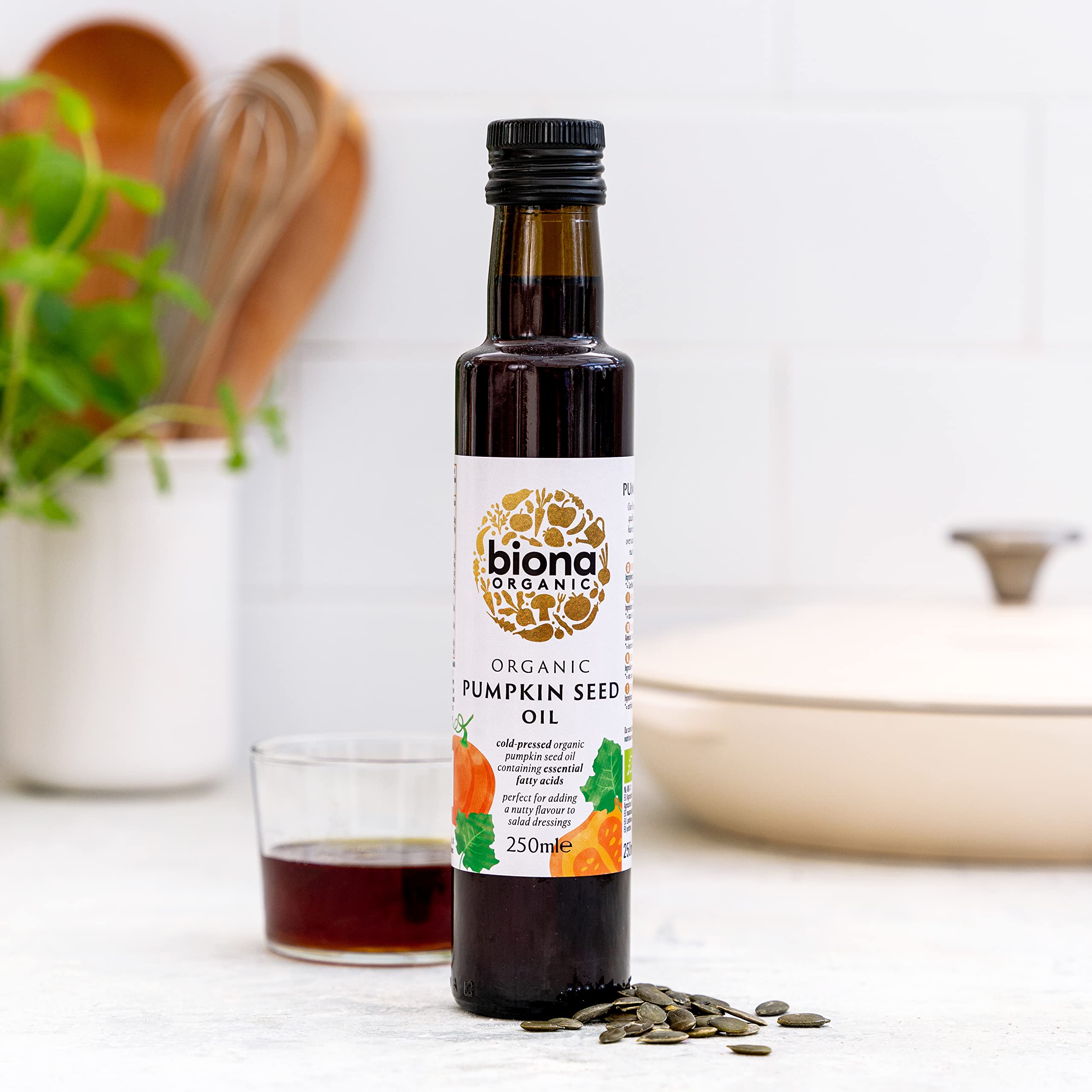 Biona Organic Pumpkin Seed Oil - Cold Pressed | 250 ml | Great Taste Award Winner 2024 3