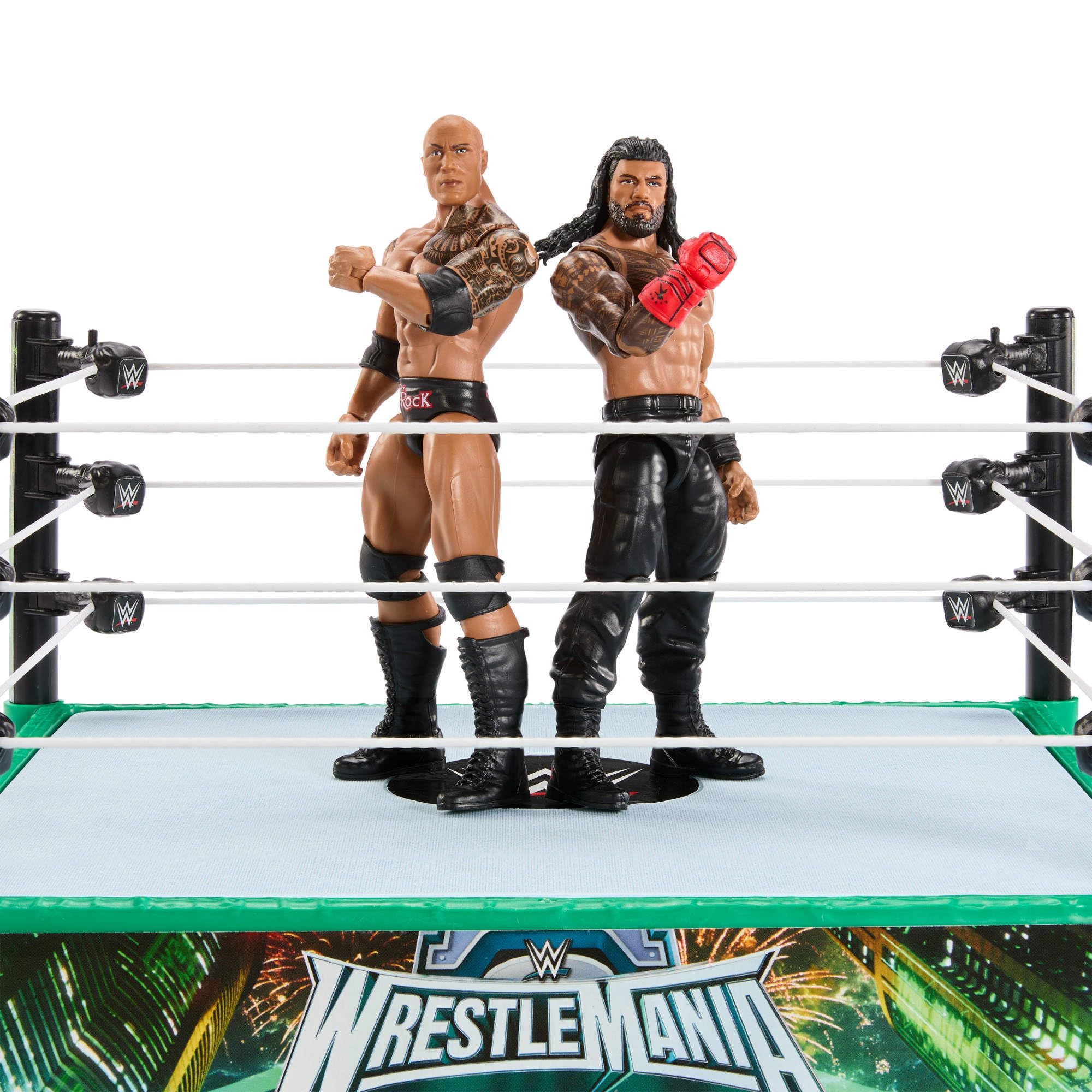 Mattel WWE Bloodline Rules Playset with Ring & 2 Action Figures - 6 Inch Scale 4