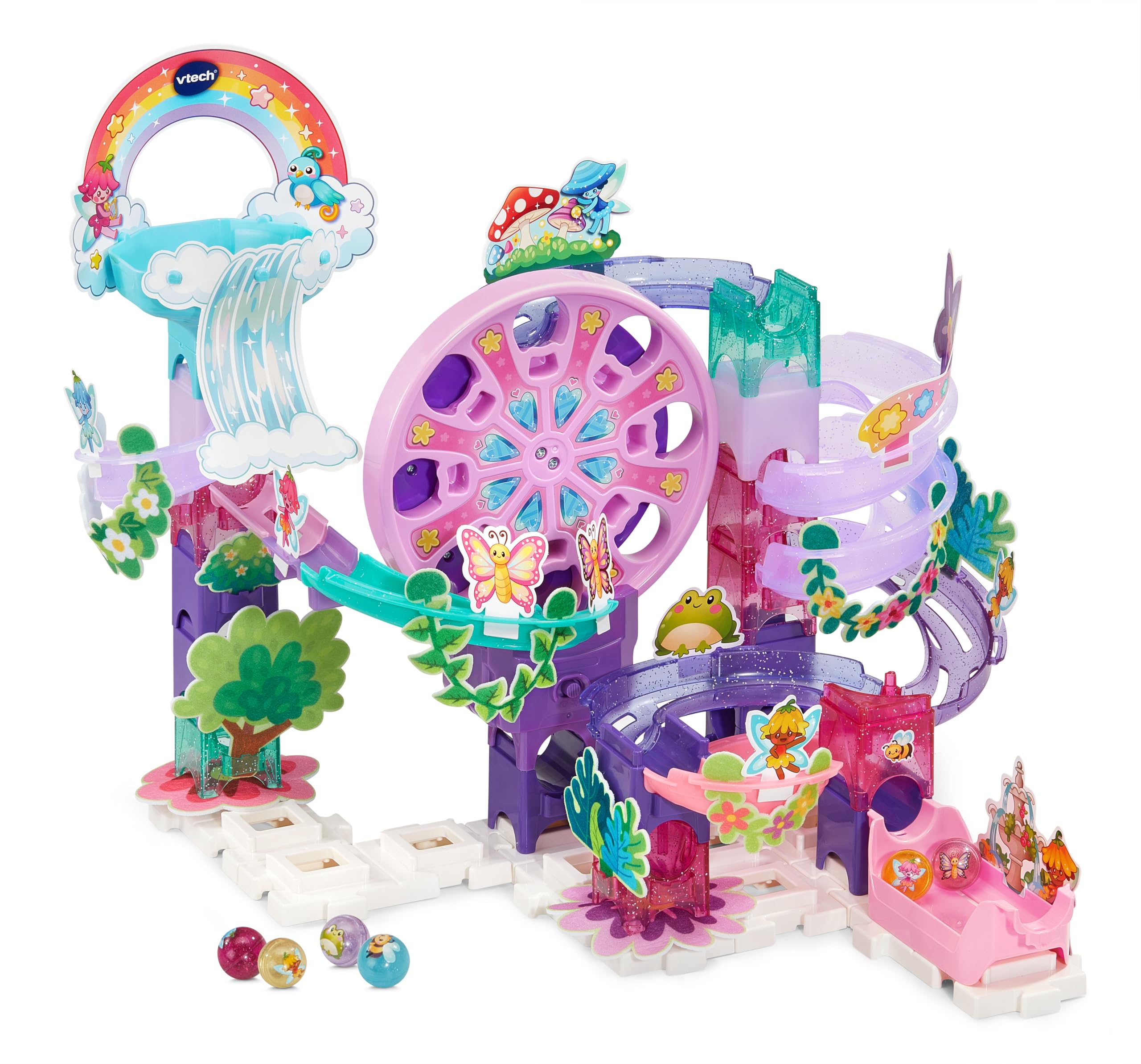 VTech Marble Rush Petal Power Construction Set - 96 Pieces | Ages 4+