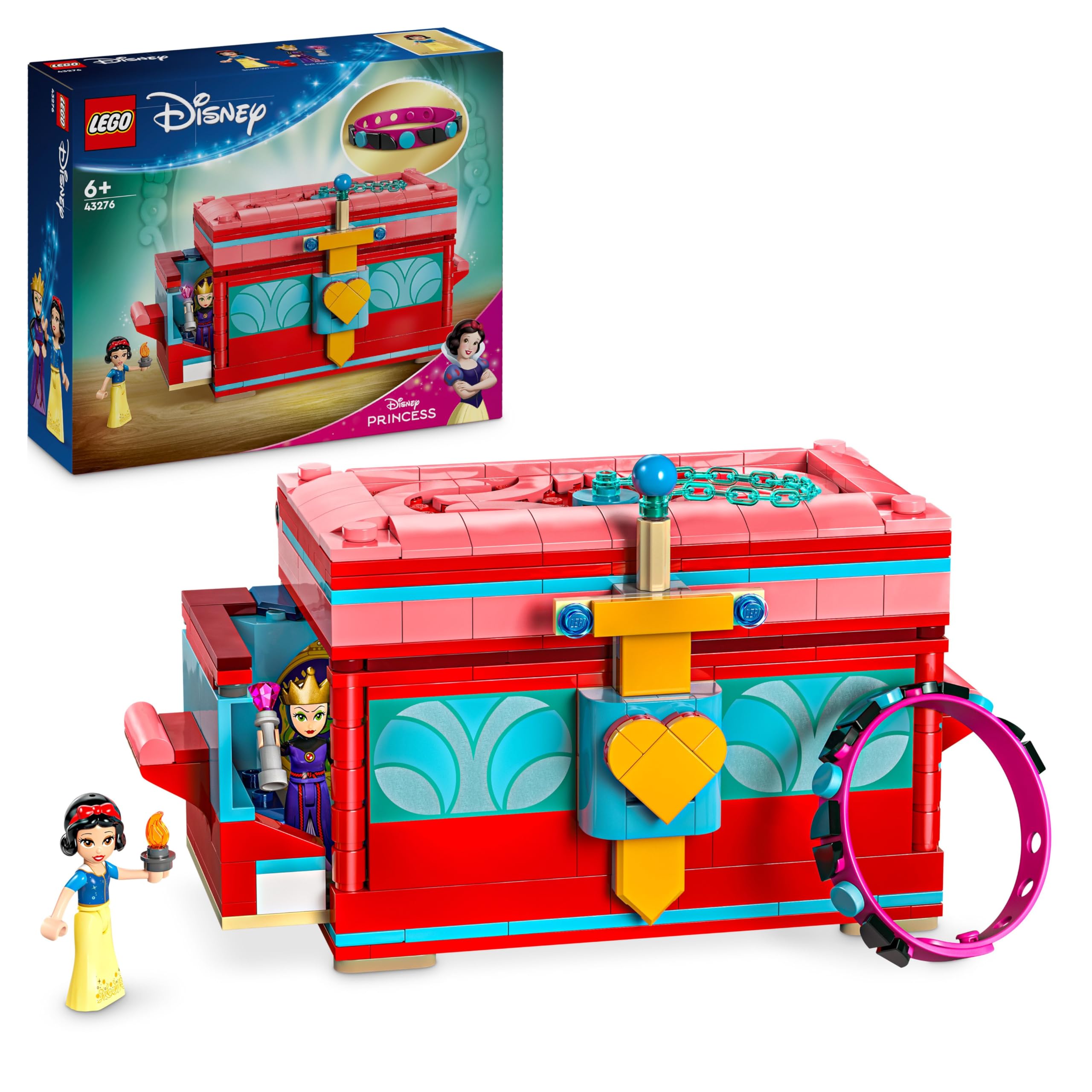 LEGO ǀ Disney Snow White’s Jewellery Box Building Set - 358-Piece Playset with Mini Dolls for Ages 6+ 10