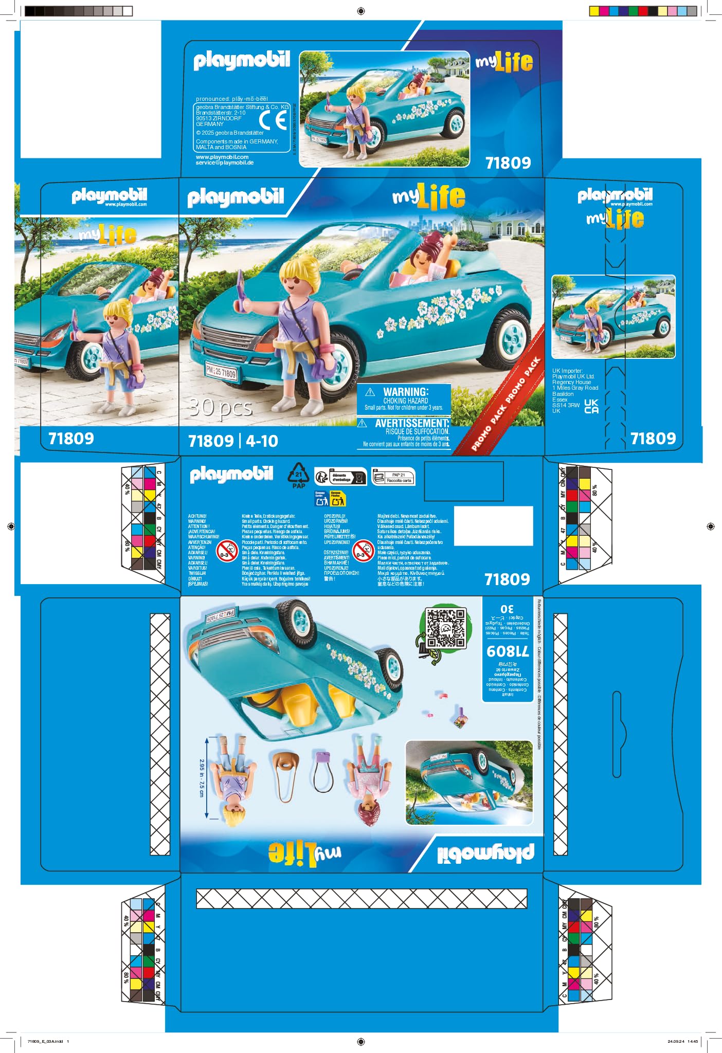 PLAYMOBIL Convertible Adventure 71809 - Toy Car Playset for Kids 4+ 4