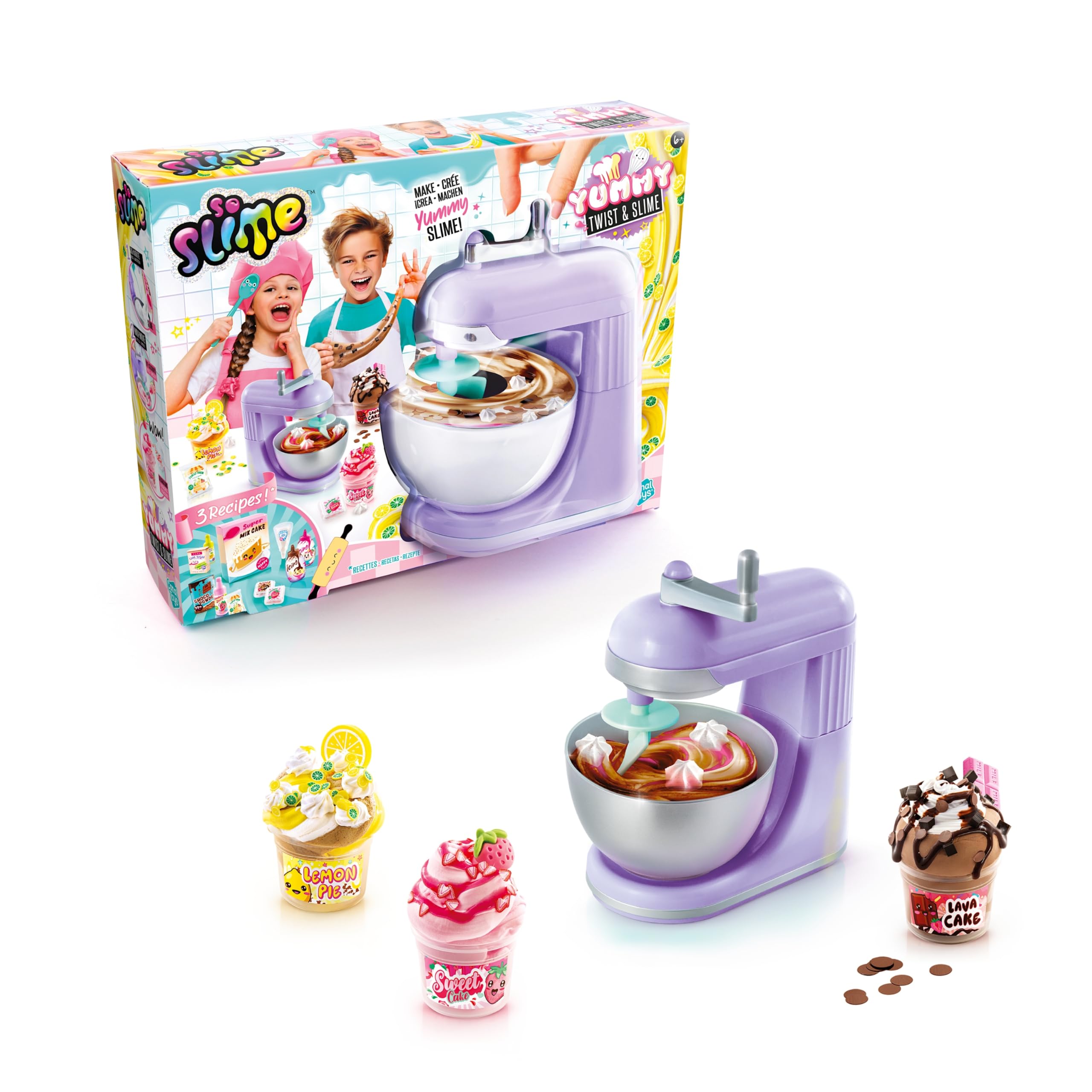 So Slime Yummy Twist & Slime - Real Spinning Mixer Playset for Kids 6+