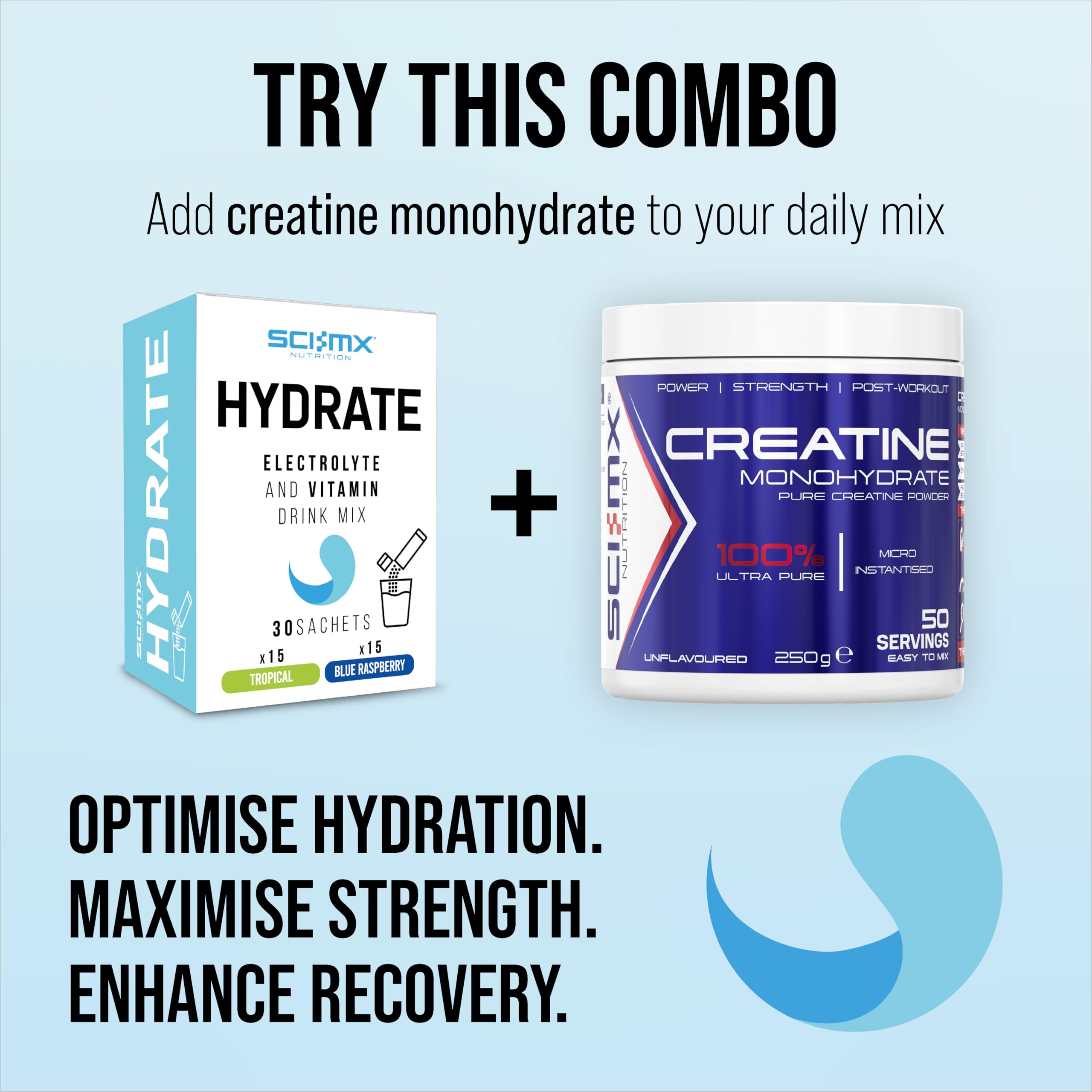 SCI-MX Electrolyte & Vitamin Hydration Powder Sticks - 30 Sachets Mixed Flavours 6