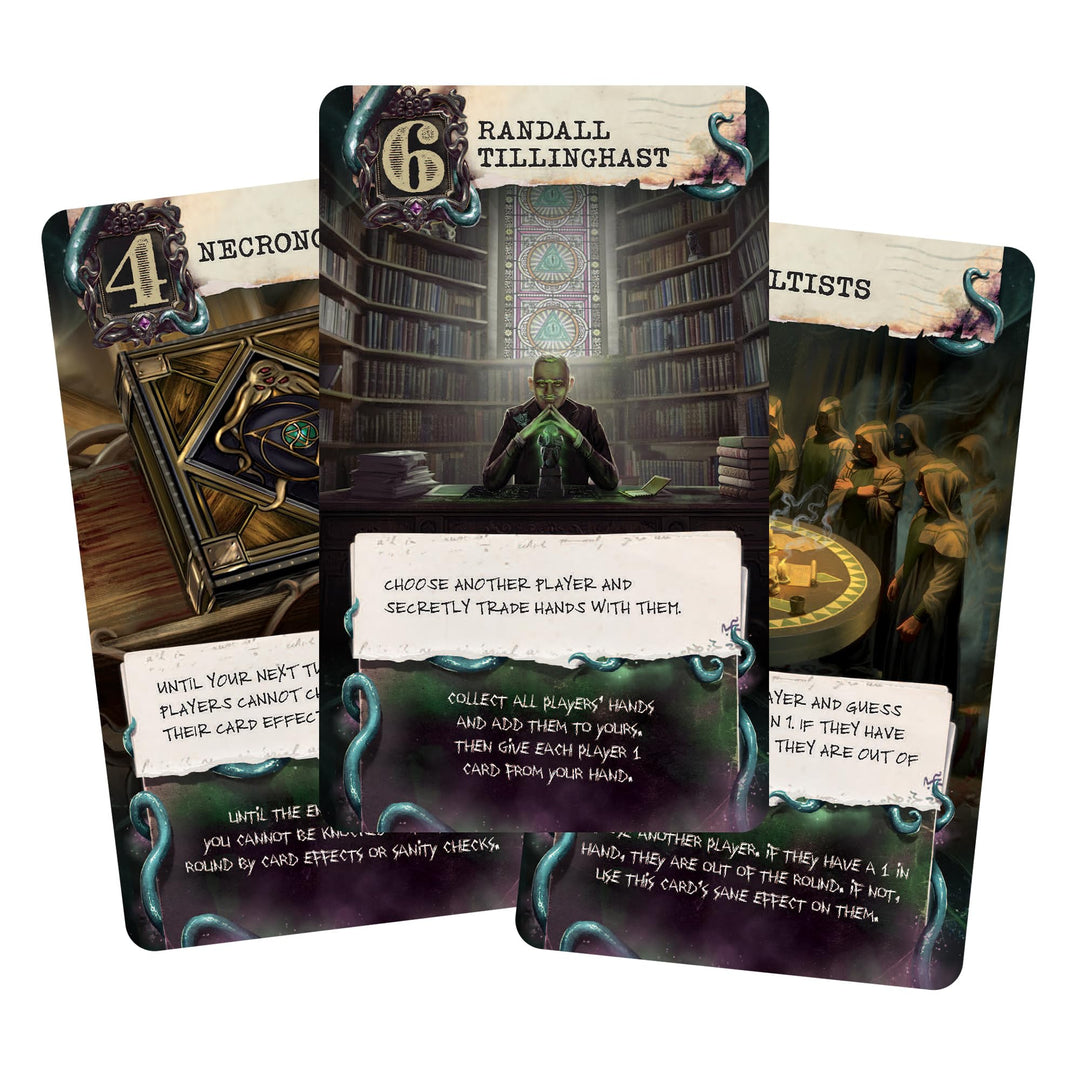 Z-Man Games | Arkham Horror: Lovecraft Letter | Card Game | Ages 14+ | 2-6