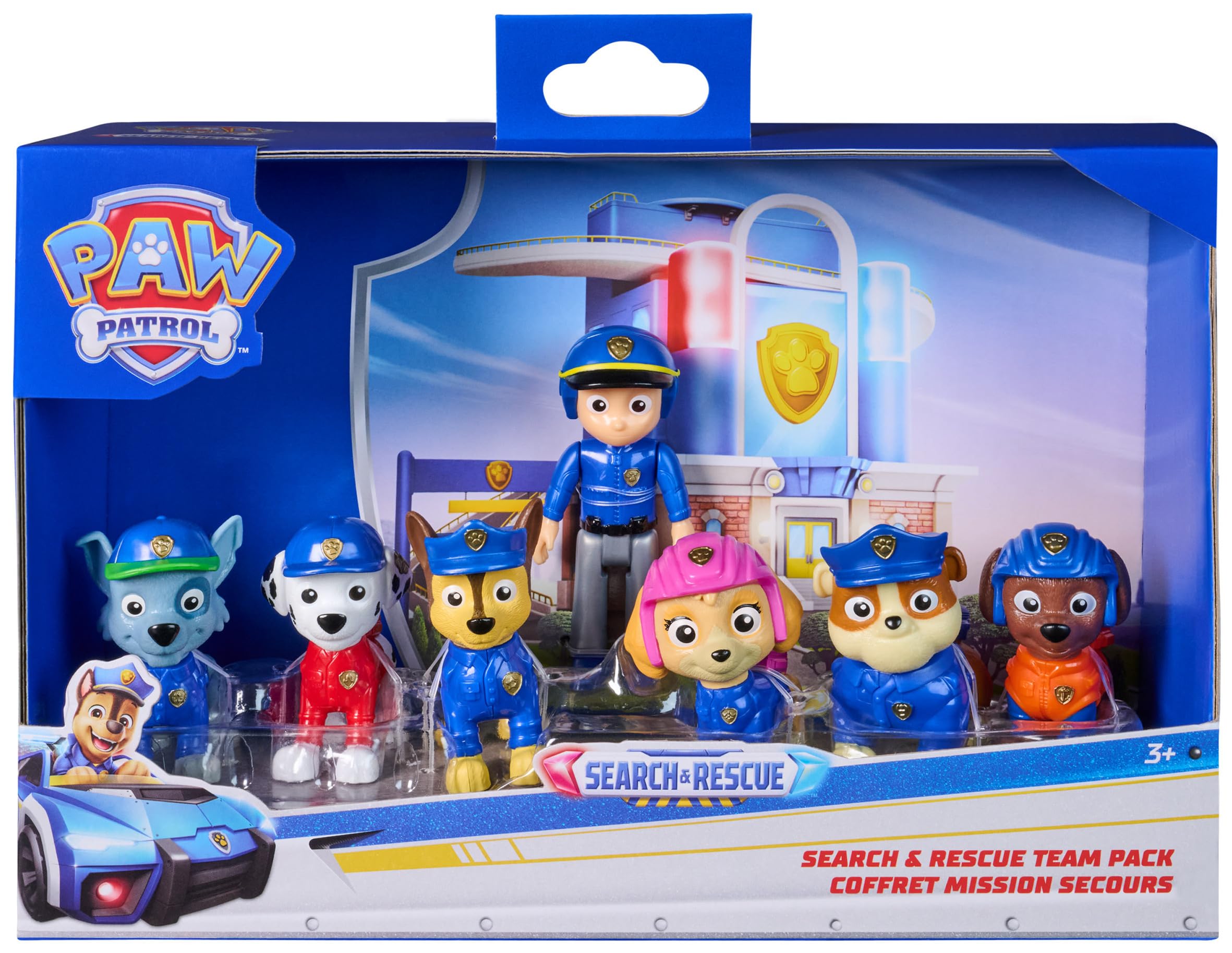 Paw Patrol Search & Rescue Team Pack with 7 Collectible Action Figures | Ages 3+ 2