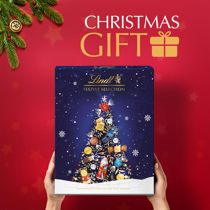 Lindt Festive Selection Advent Calendar 2025 – 24-Day Chocolate Countdown, 289g