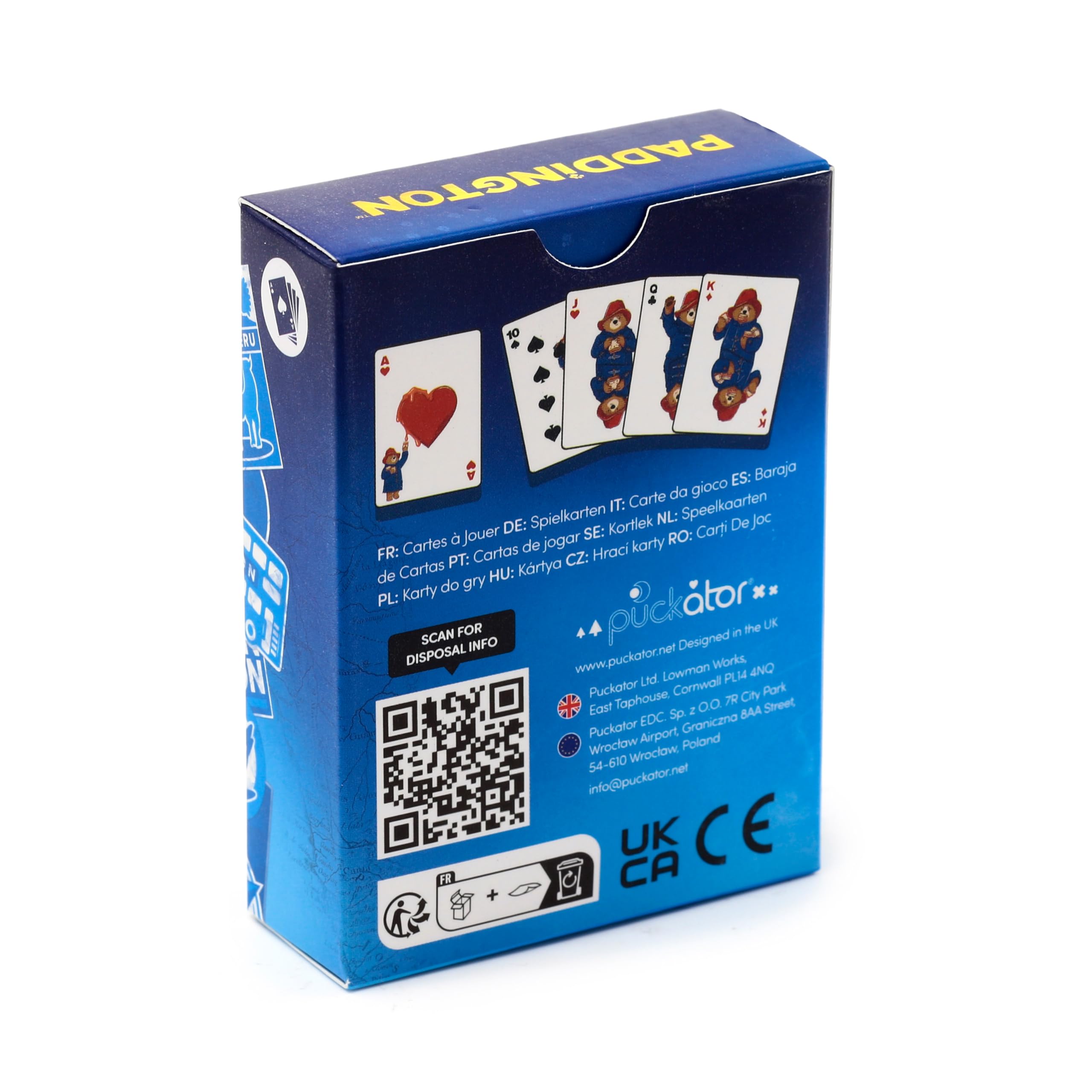 Puckator Paddington Bear Standard Playing Card Deck - 54 Cards | 8.5cm x 6cm | Paper 8