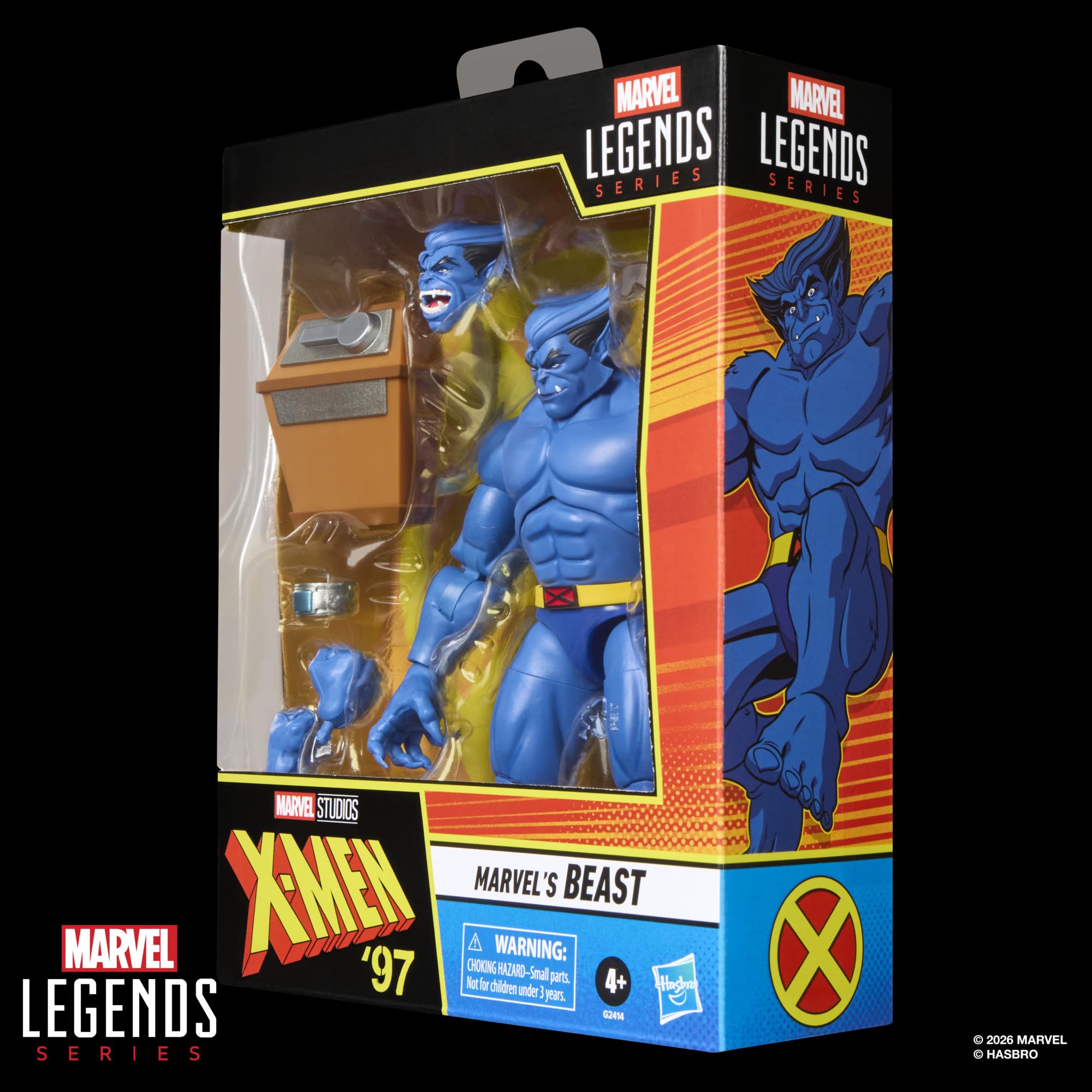 Marvel Legends Series Marvel's Beast X-Men '97 Collectible 15 cm Scale Action Figure | Ages 4+ | Plastic 11