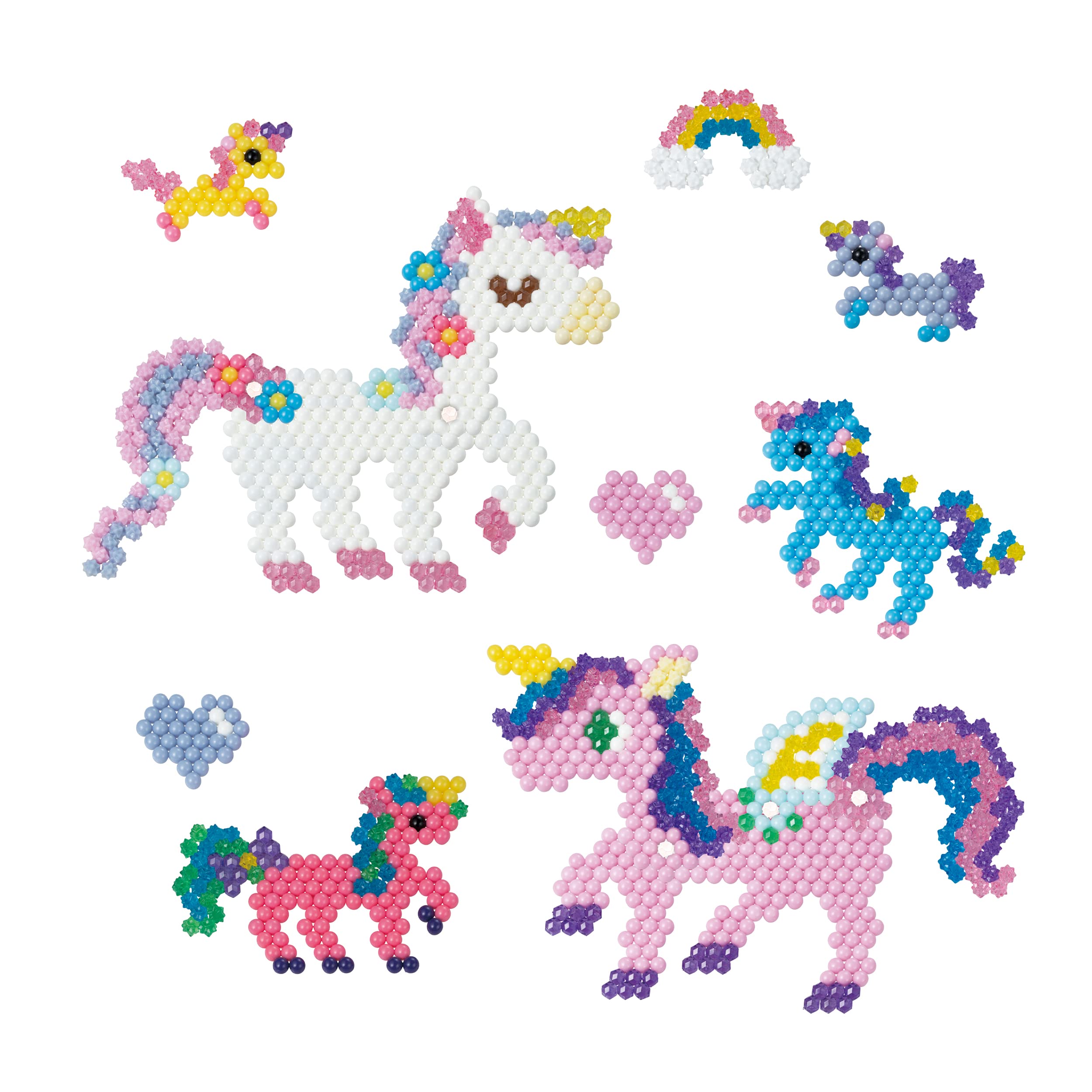 Aquabeads Mystic Unicorn Set - 1500+ Beads in 24 Colors | Ages 4+ 6