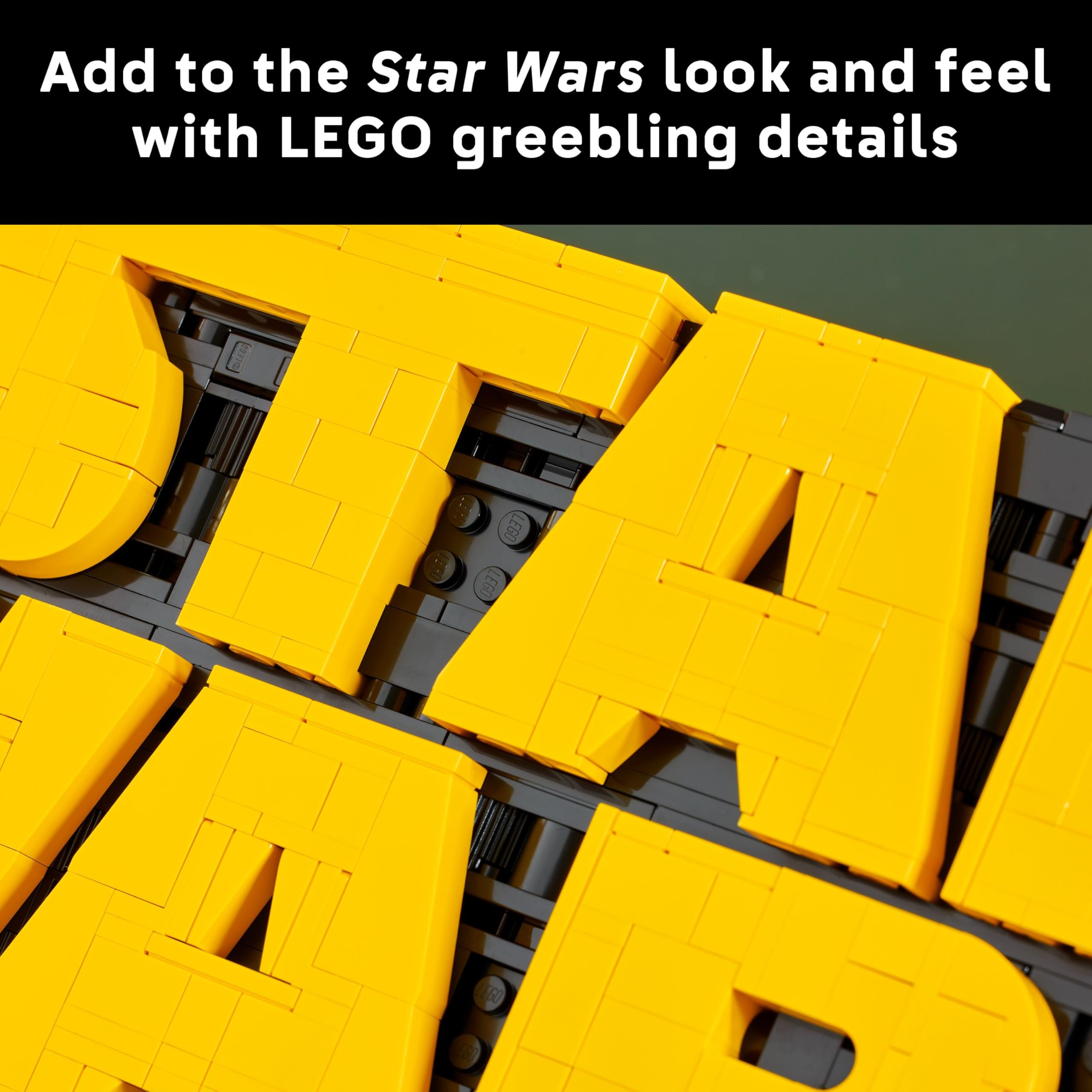 LEGO Star Wars 75407 Brick-Built Star Wars Logo - Collectible Building Set for Adults 10