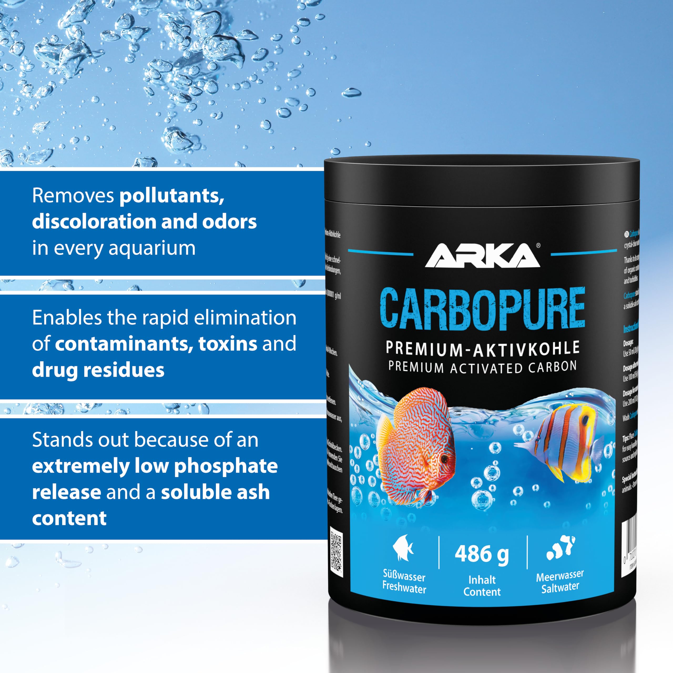 ARKA Carbopure Activated Carbon - 1000 ml | Removes Cloudiness, Dyes & Residue 4
