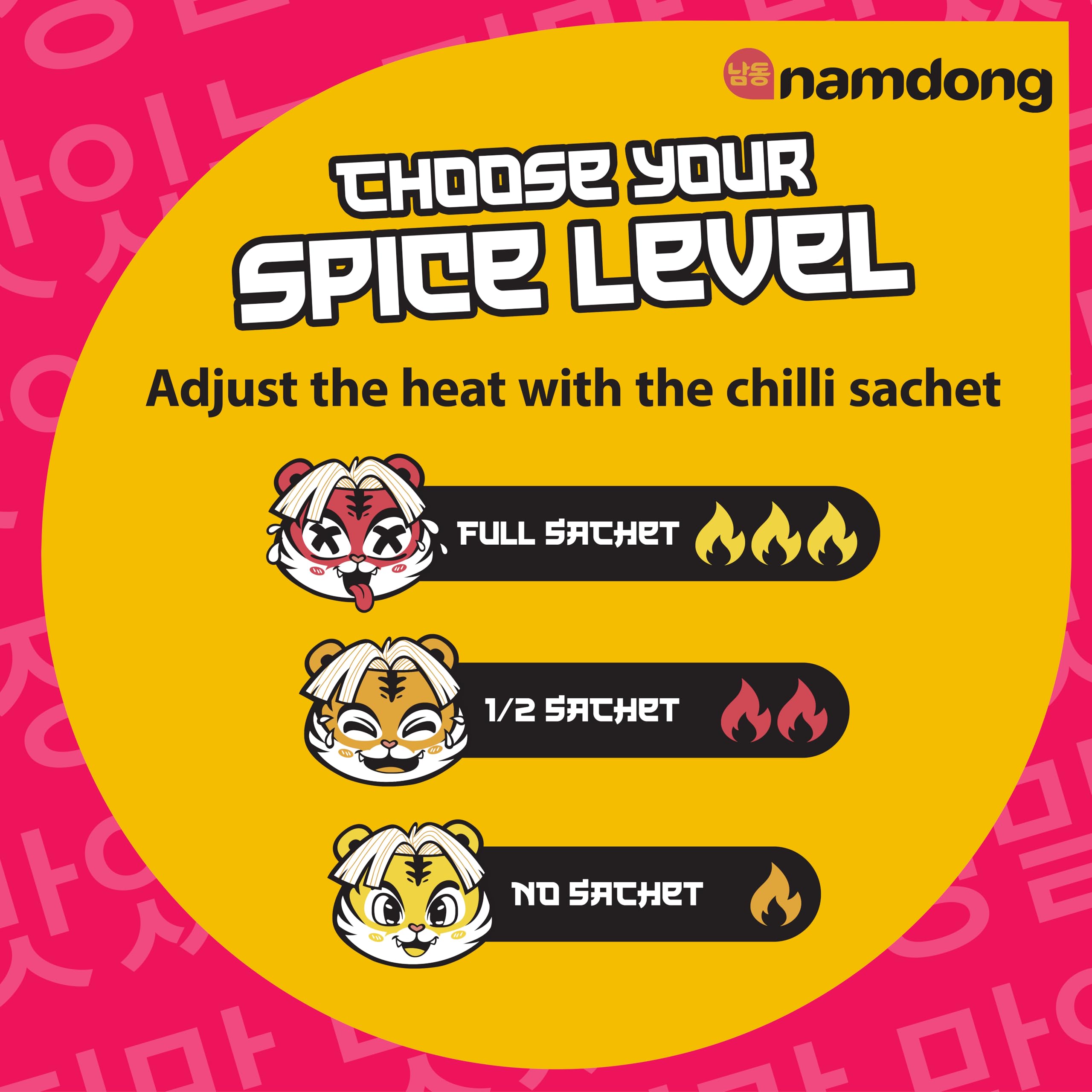 Namdong Beef Jjigae Noodle Block Korean-style Instant Noodles with Adjustable Spice 5