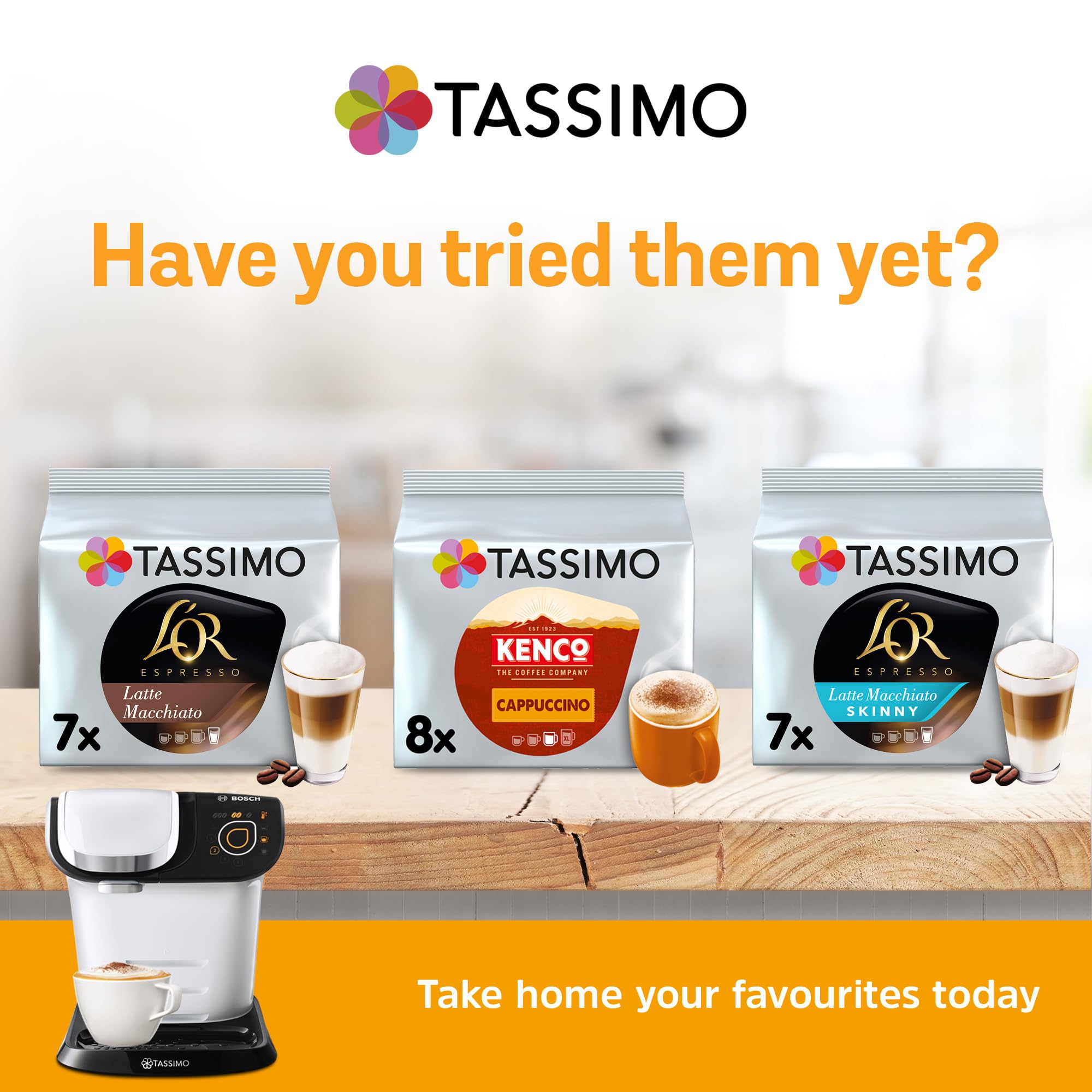 Tassimo Costa Cappuccino Coffee Pods - 8 Count Capsules, Pack of 5 (40 Drinks Total) 2