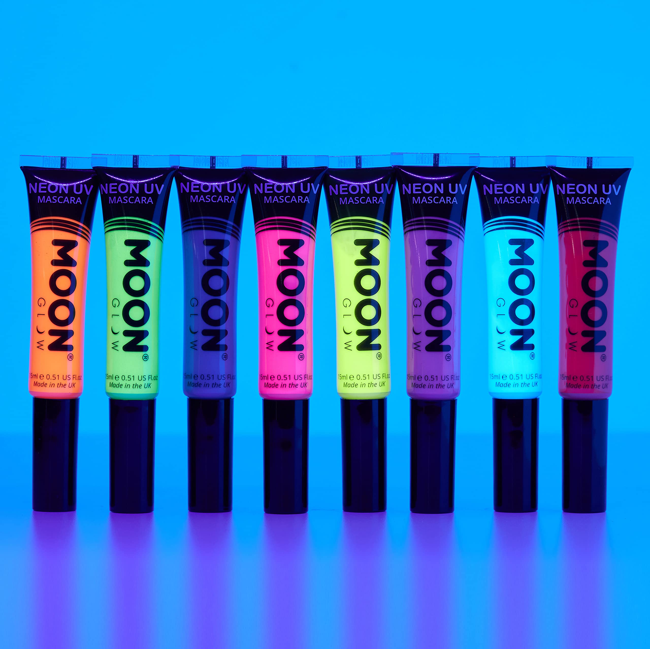 Moon Glow - Intense Neon UV Mascara (Purple, 22g) 10