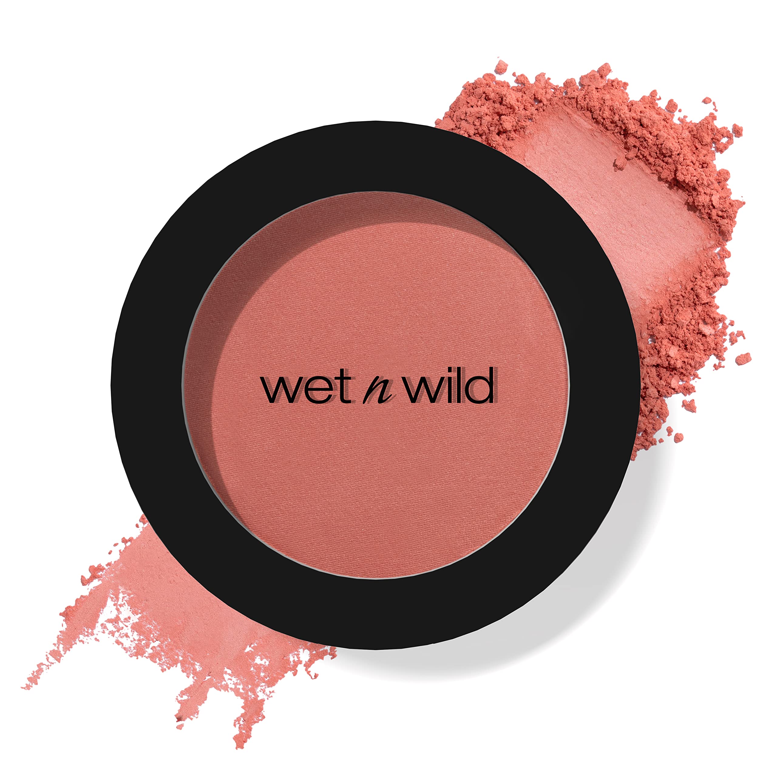 Wet n Wild Color Icon Blush - Buildable Sheer to Bold, Velvety-Soft Pressed Powder, Bed of Roses Shade (6g) 1
