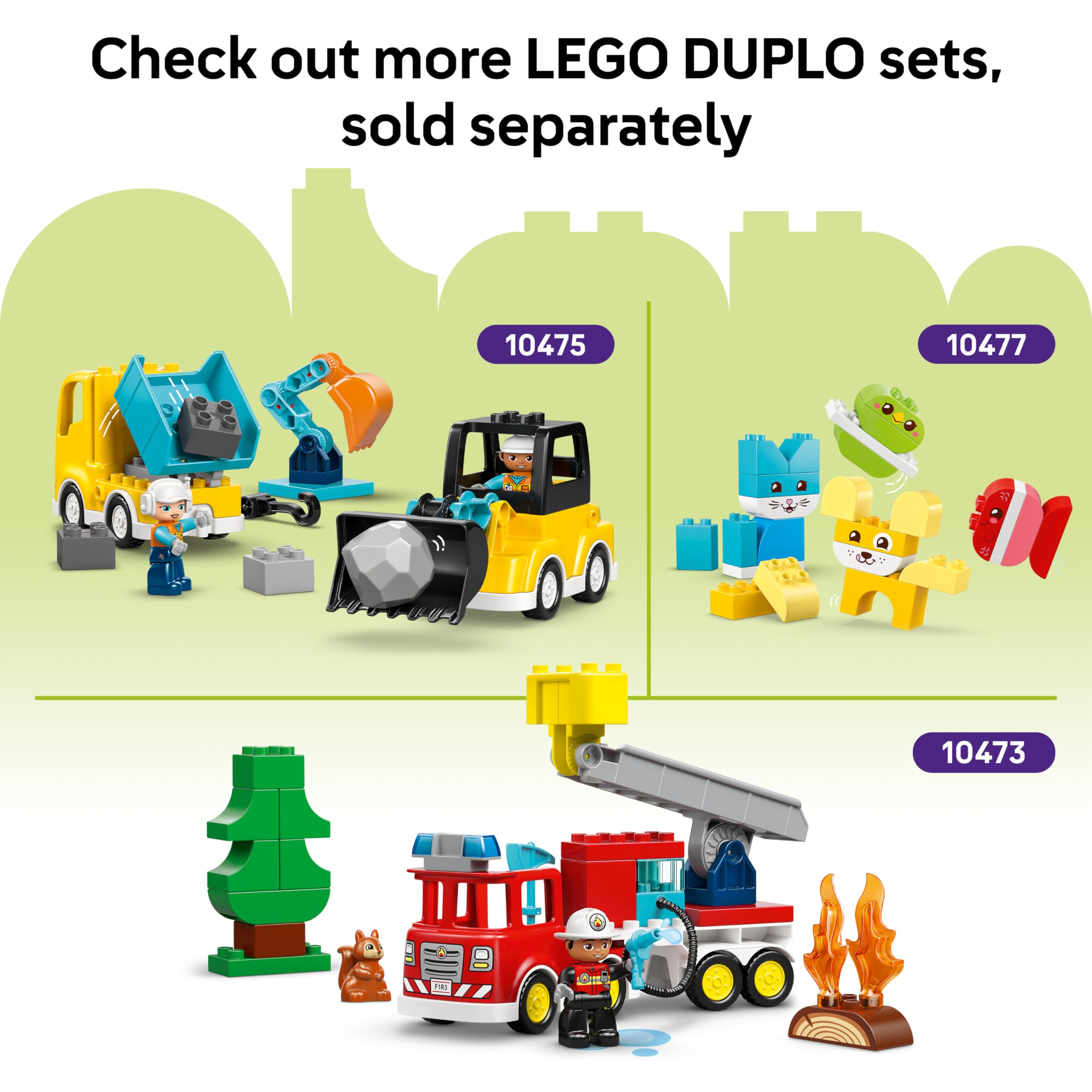 LEGO DUPLO Creative Vehicles Building Set 10474 | 42 Pieces | Ages 1½+ 7
