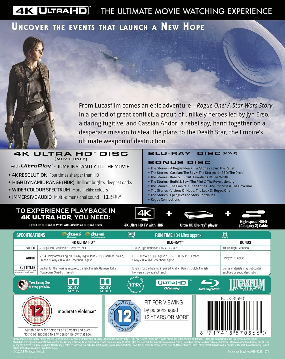Rogue One: A Star Wars Story UHD 2