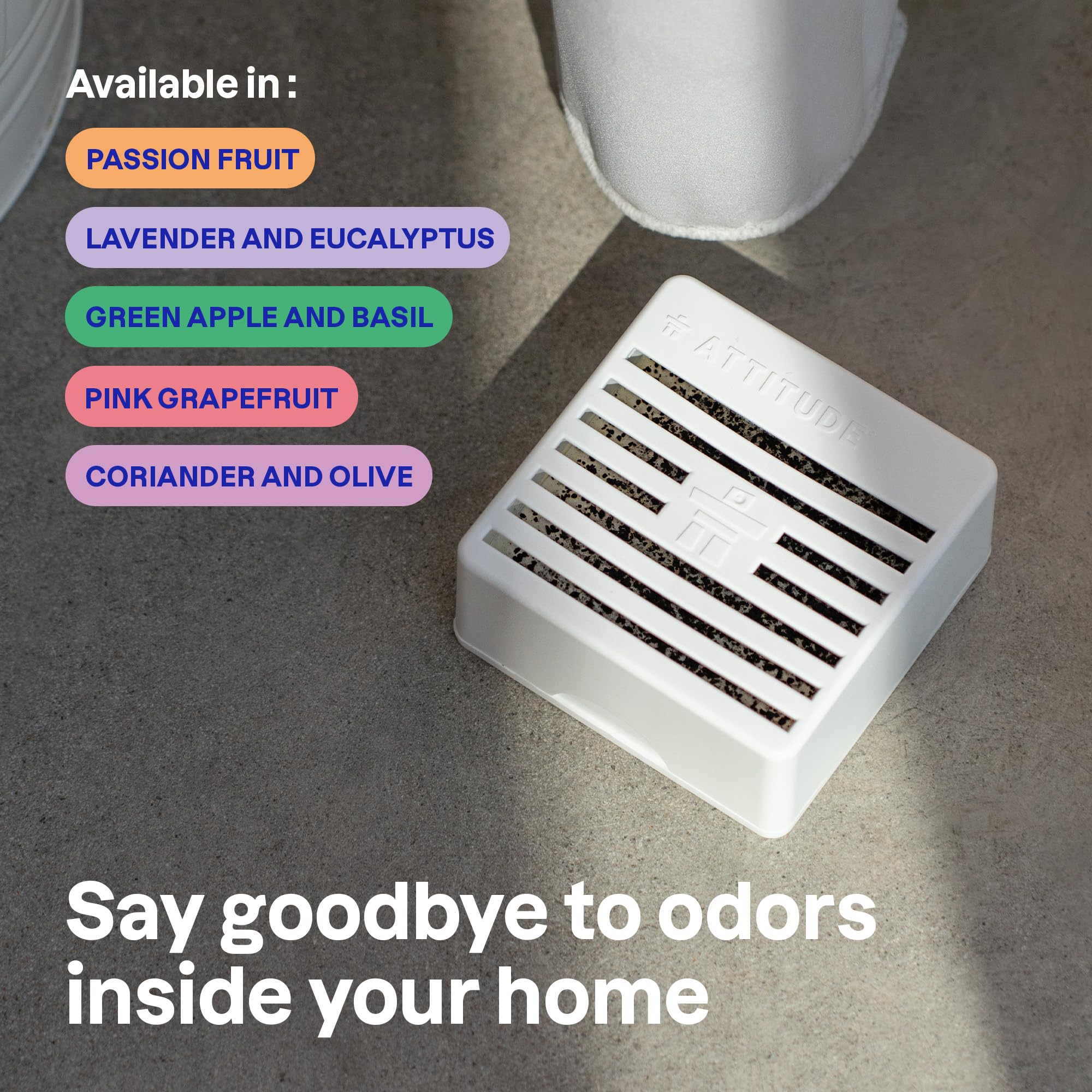 ATTITUDE Odor Eliminator with Activated Carbon | Lavender & Eucalyptus Scent | Vegan & Cruelty-Free 2