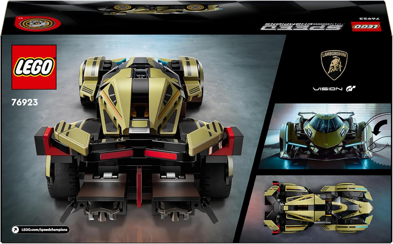 LEGO Speed Champions Lamborghini Lambo V12 Vision GT Super Car 76923 - Building Set for Ages 10+ 9