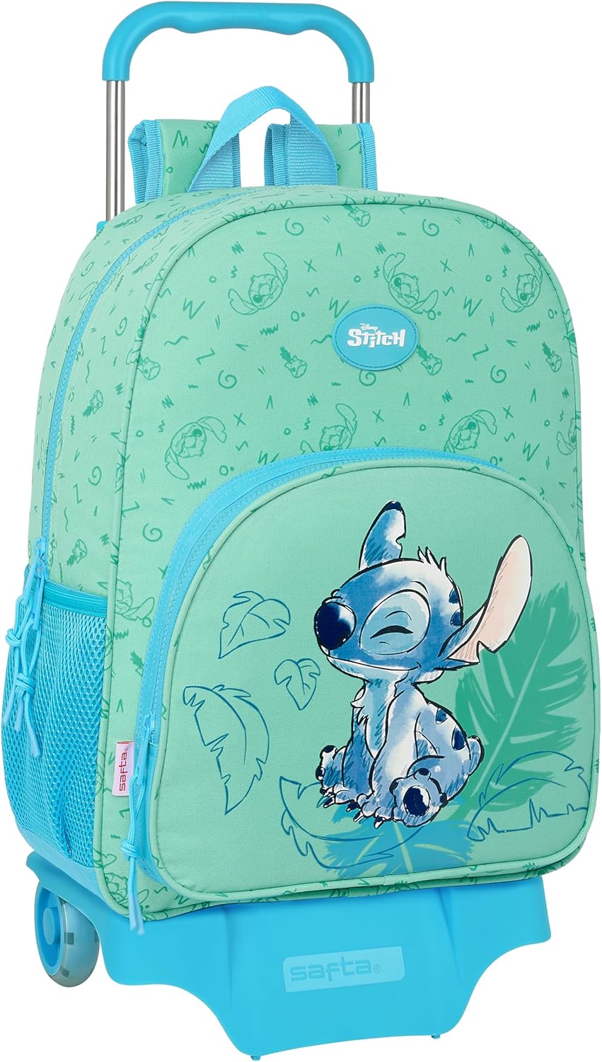 Safta Stitch Aloha Trolley Backpack for Kids (M313L-612488313)