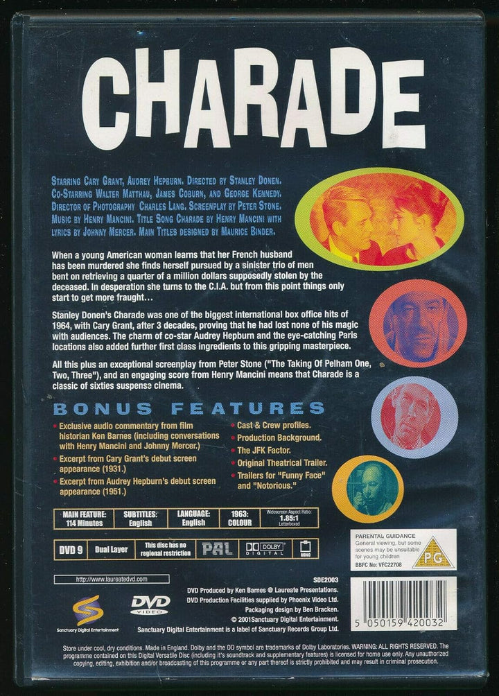 Charade (Widescreen) (DVD)