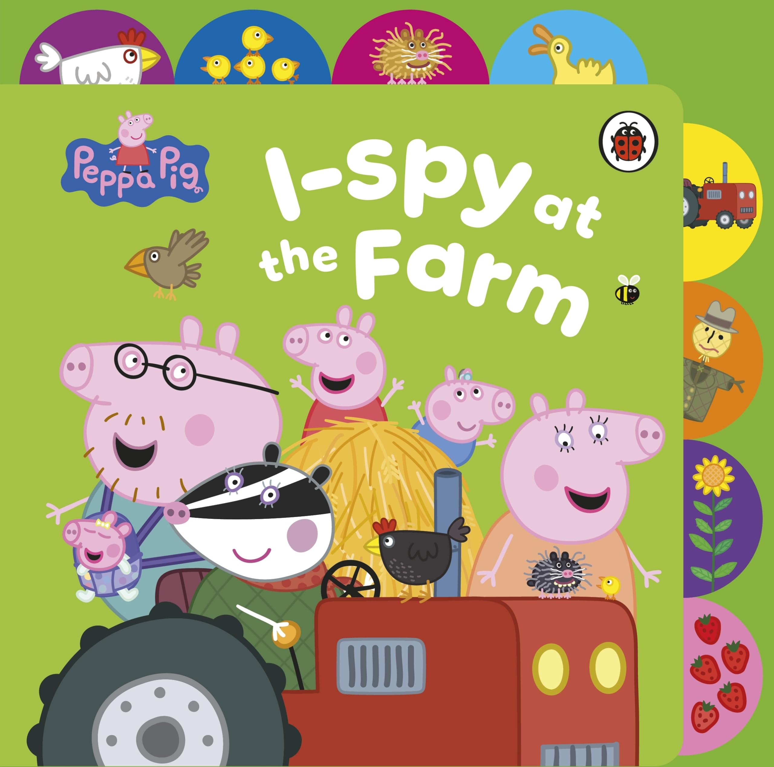 Ladybird Peppa Pig: I Spy at the Farm Tabbed Board Book | Ages 3-6 1