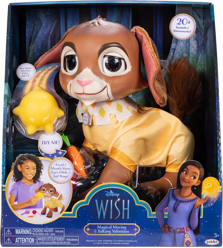 Disney WISH Interactive Valentino & Star Large Doll - Inspired by the New Disney Christmas Movie