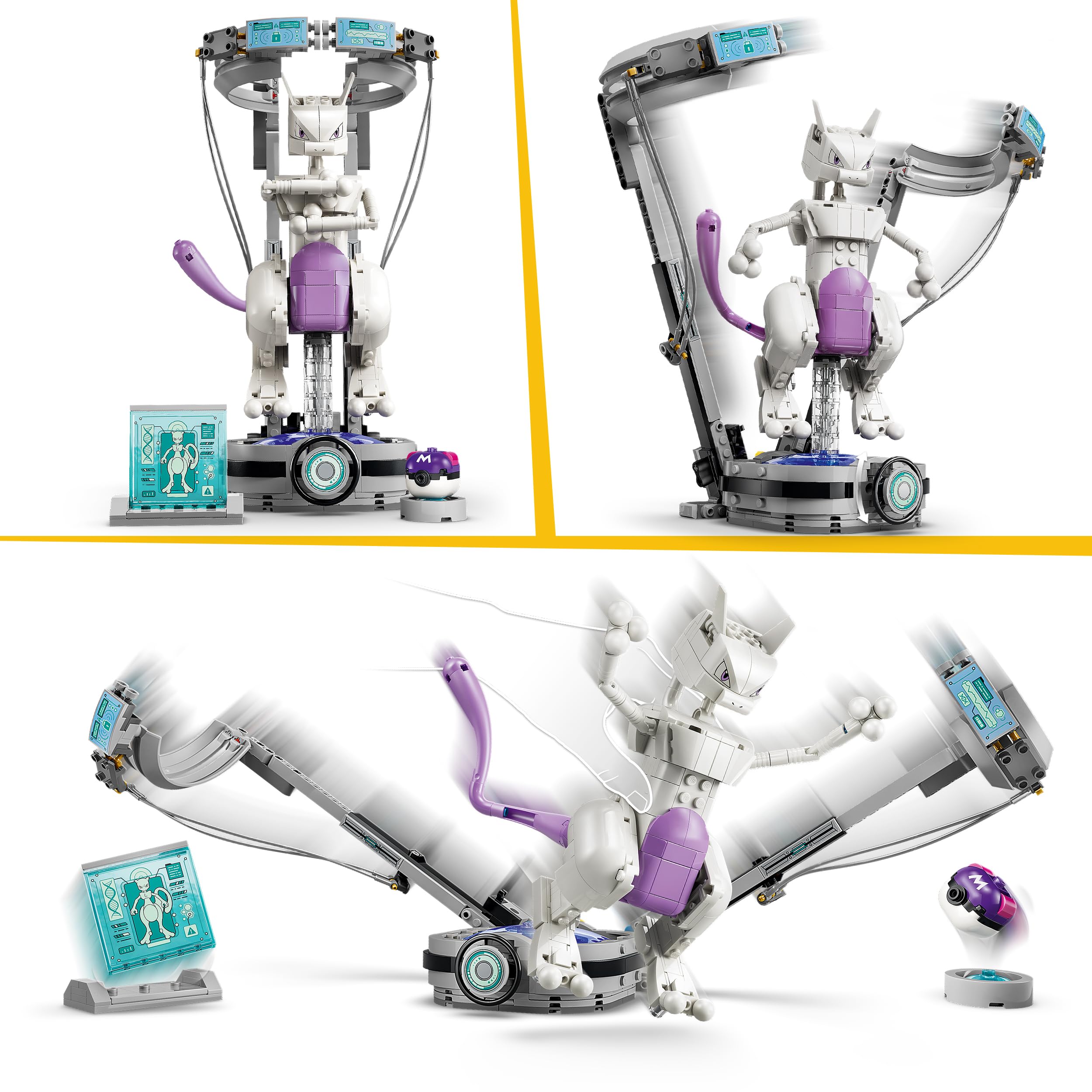 LEGO Pokémon SMART Play: Mewtwo’s Lab Break Building Set 72163 | Ages 10+ 3