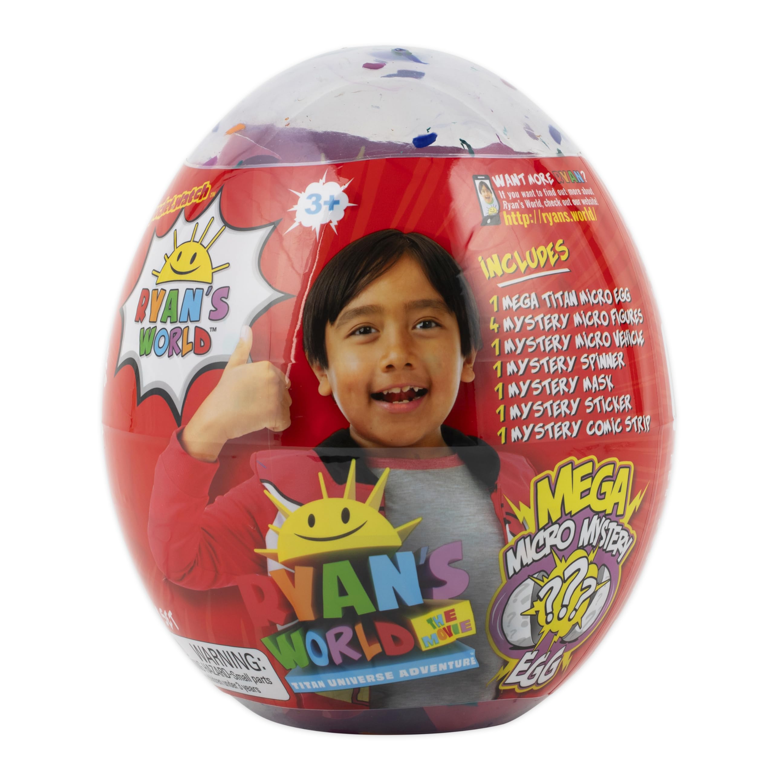 Ryan's World: The Movie - Mega Microverse Egg with Micro-Ryan Figure 1