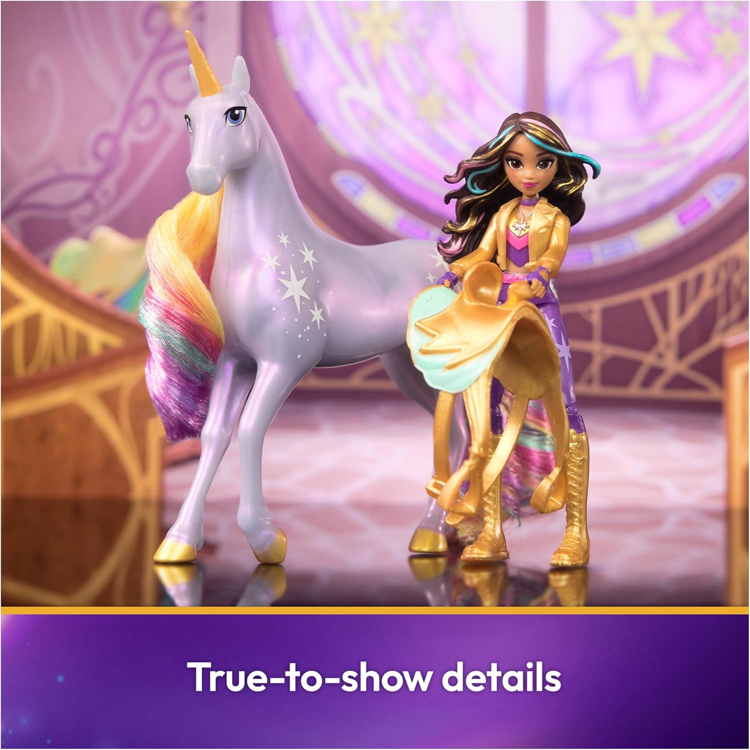 Unicorn Academy Sophia & Wildstar Set - Posable Doll and Unicorn Playset for Ages 4+ 3