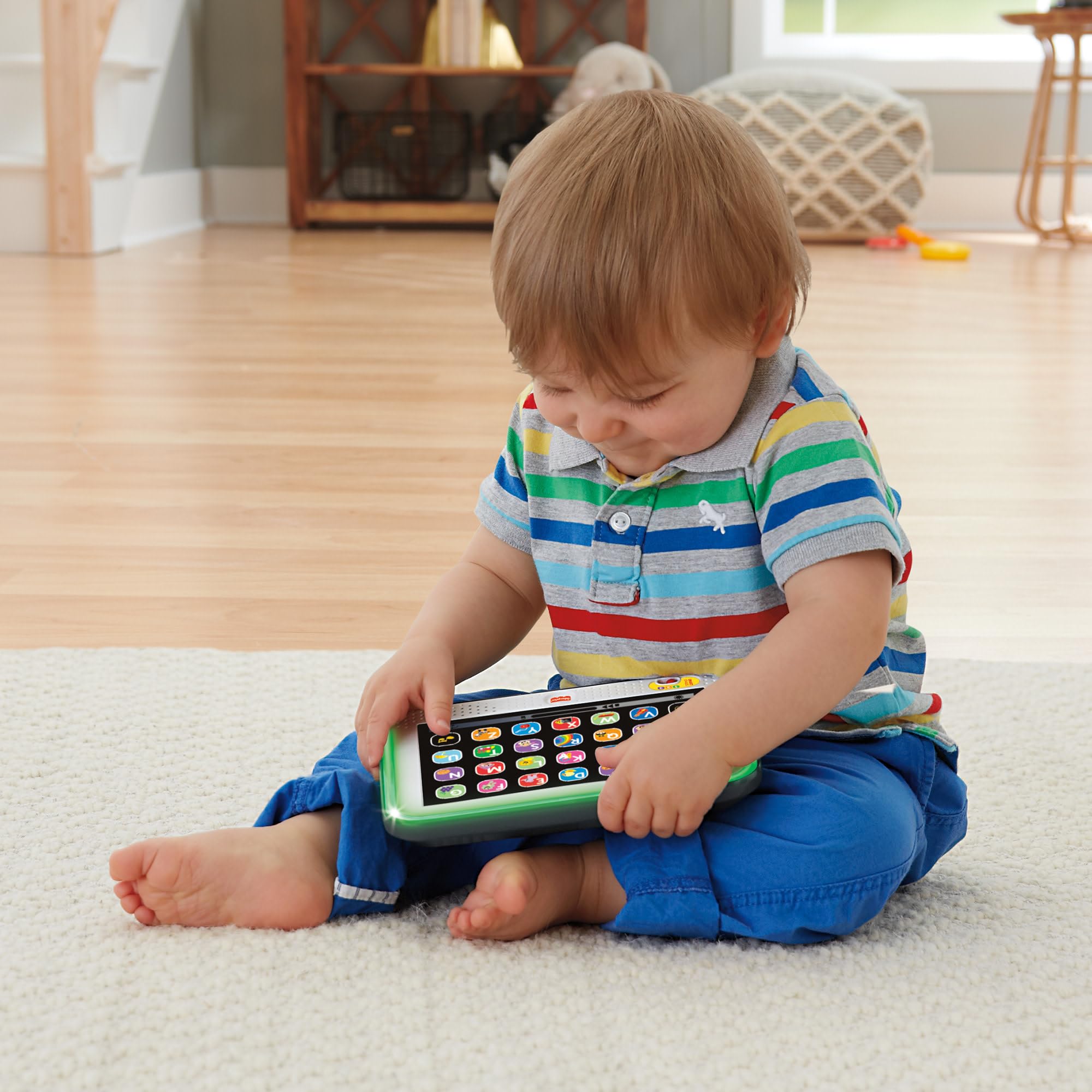 Fisher-Price Laugh & Learn Smart Stages Tablet - Educational Electronic Learning Toy for Toddlers 12 Months+ 6