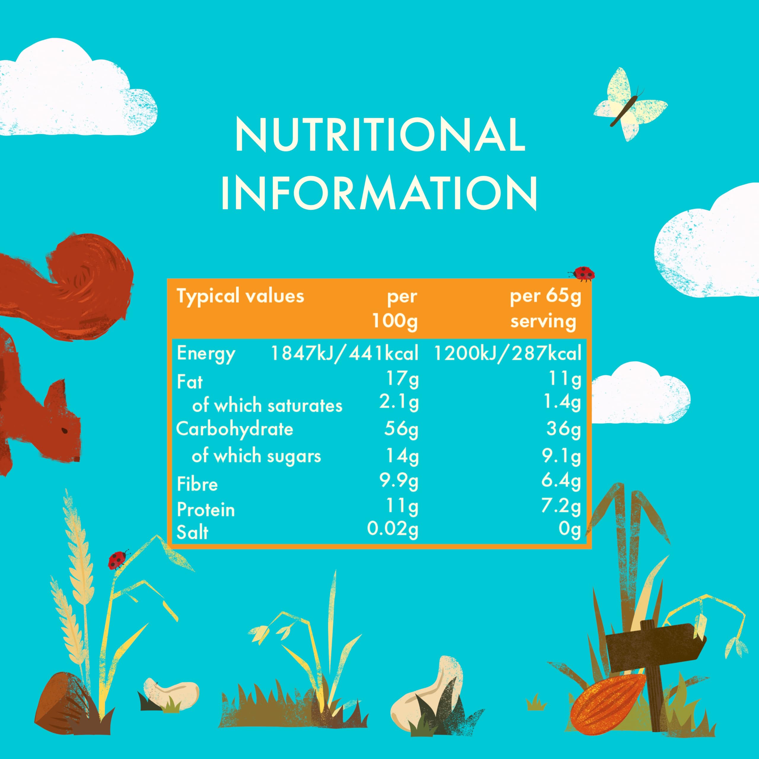 Kallo Organic Three Nut Crunch Granola, 360g – High-Fibre, Wholegrain Breakfast Cereal 3