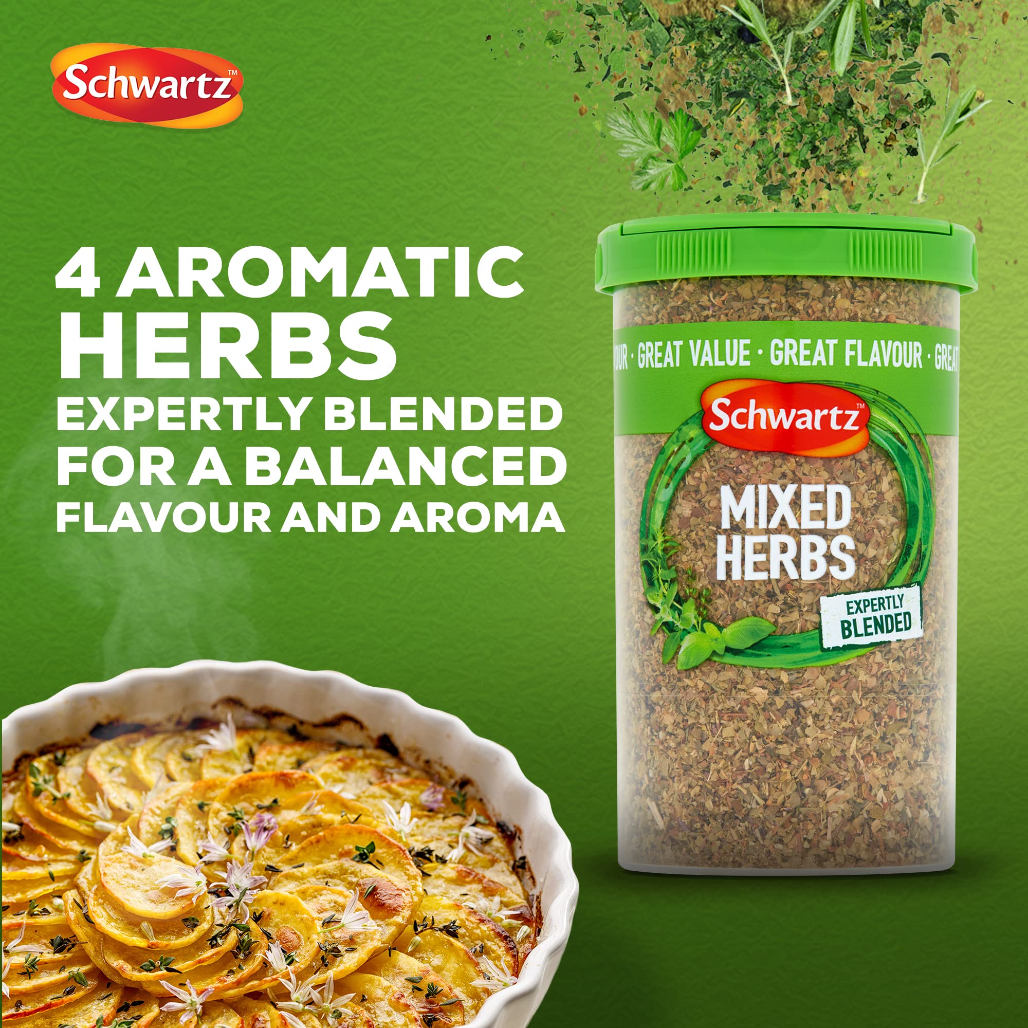 Schwartz Mixed Herbs - Tantalising Flavour Blend | 27g Drum