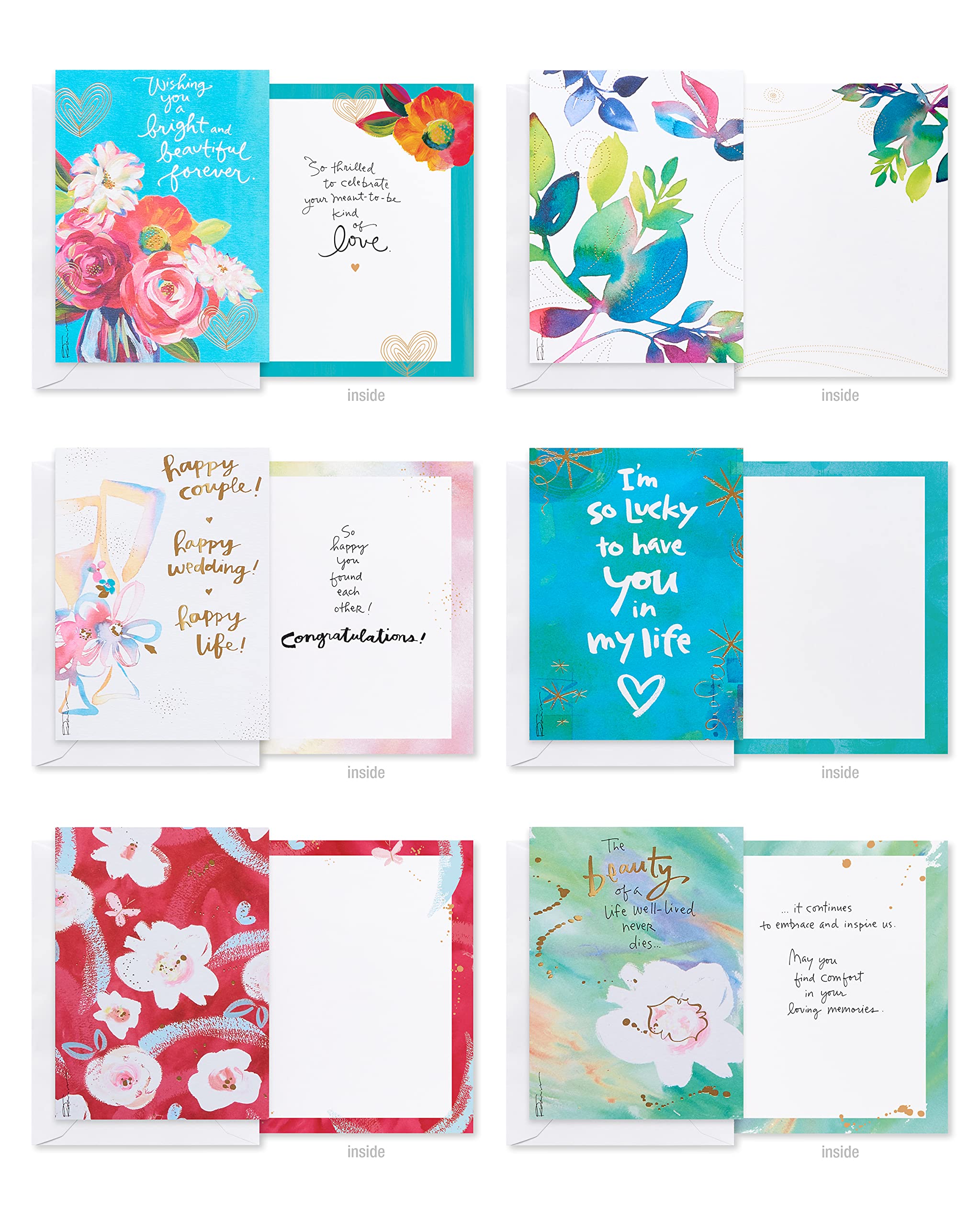 American Greetings All Occasion Blank Card Multipack - 40 Count, FSC Certified Cardstock 8