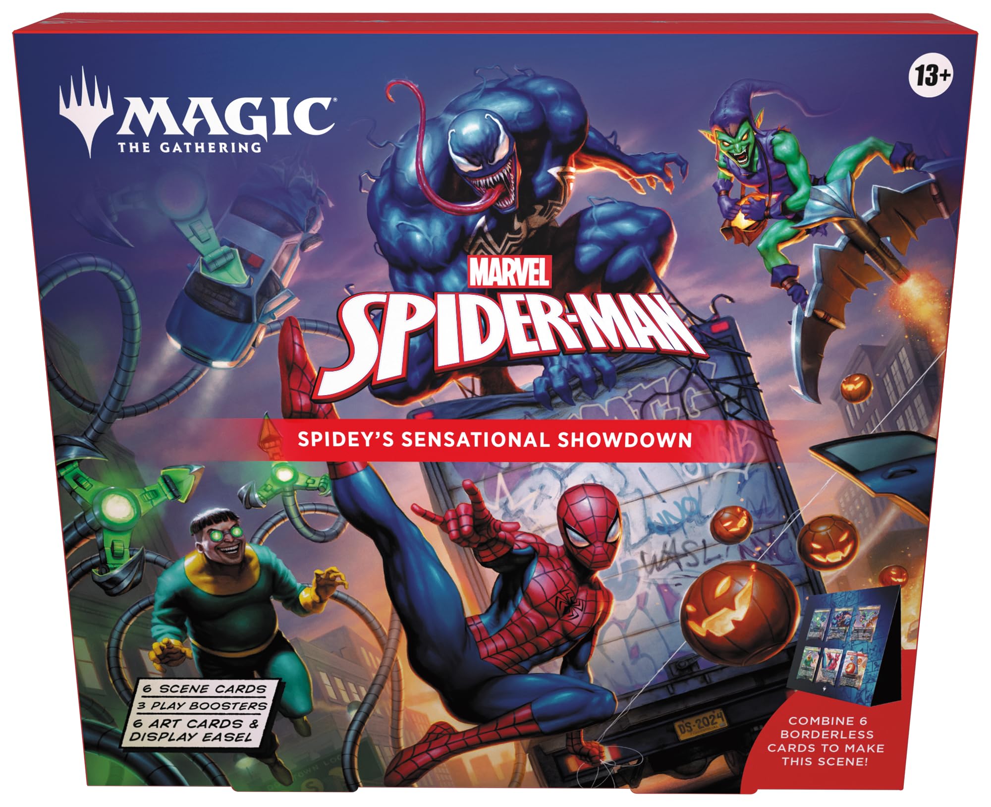 Magic: The Gathering - Marvel's Spider-Man Scene Box: Spidey's Sensational Showdown | Collectible Card Game Booster Pack
